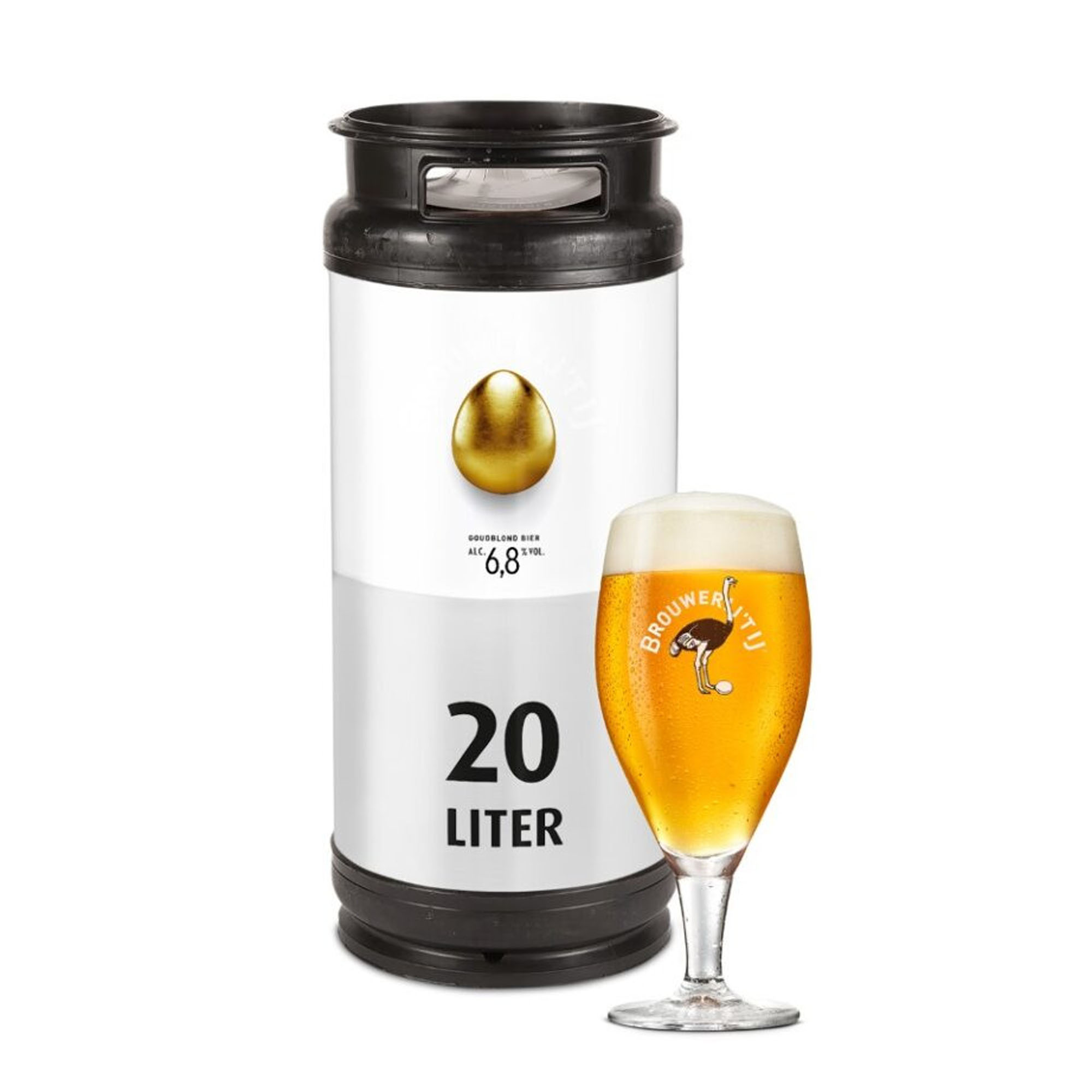 Brouwerij 't IJ Gouden IJ Fust 20 ltr 6,8%