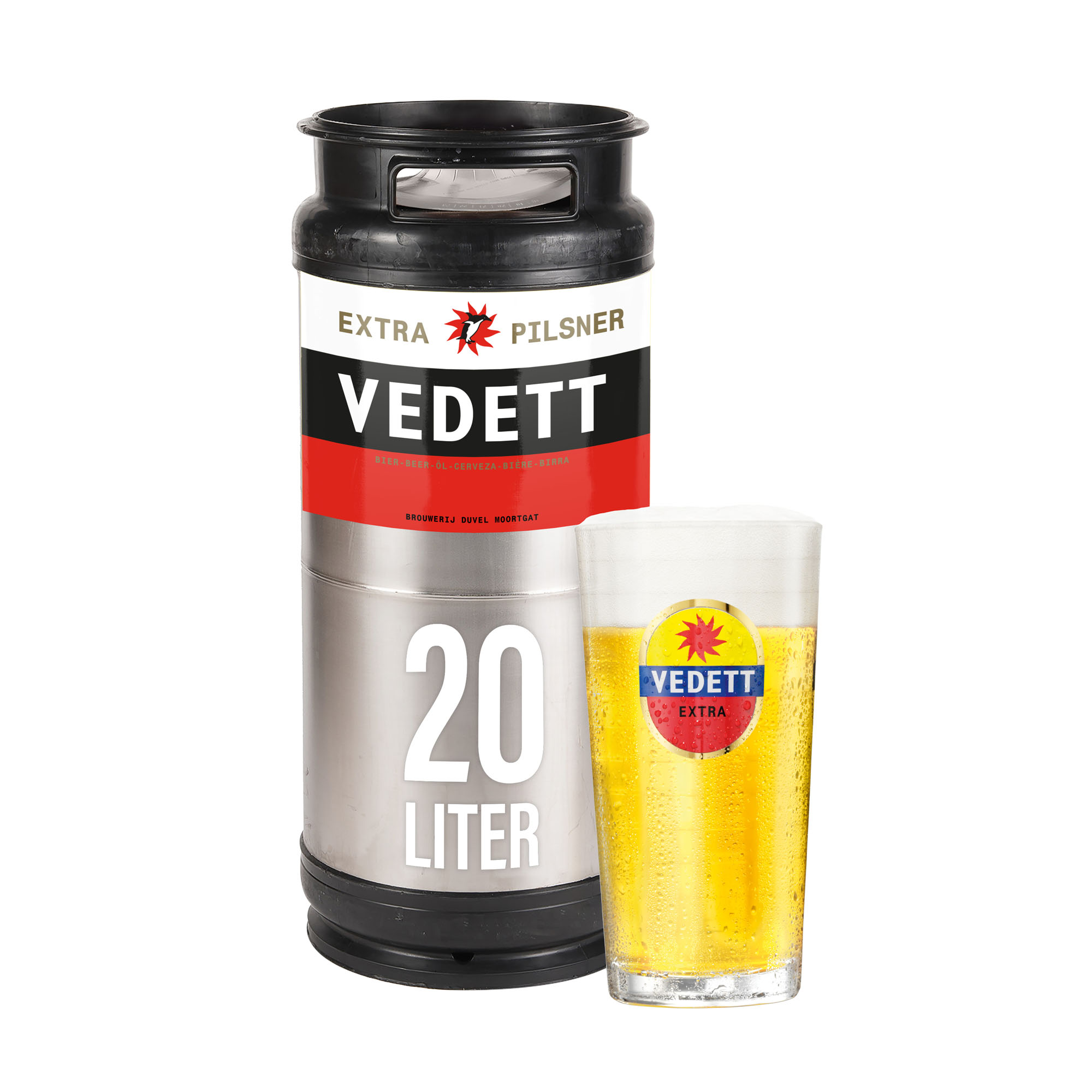 Vedett Extra Pilsner Fust 20 ltr 5,2%