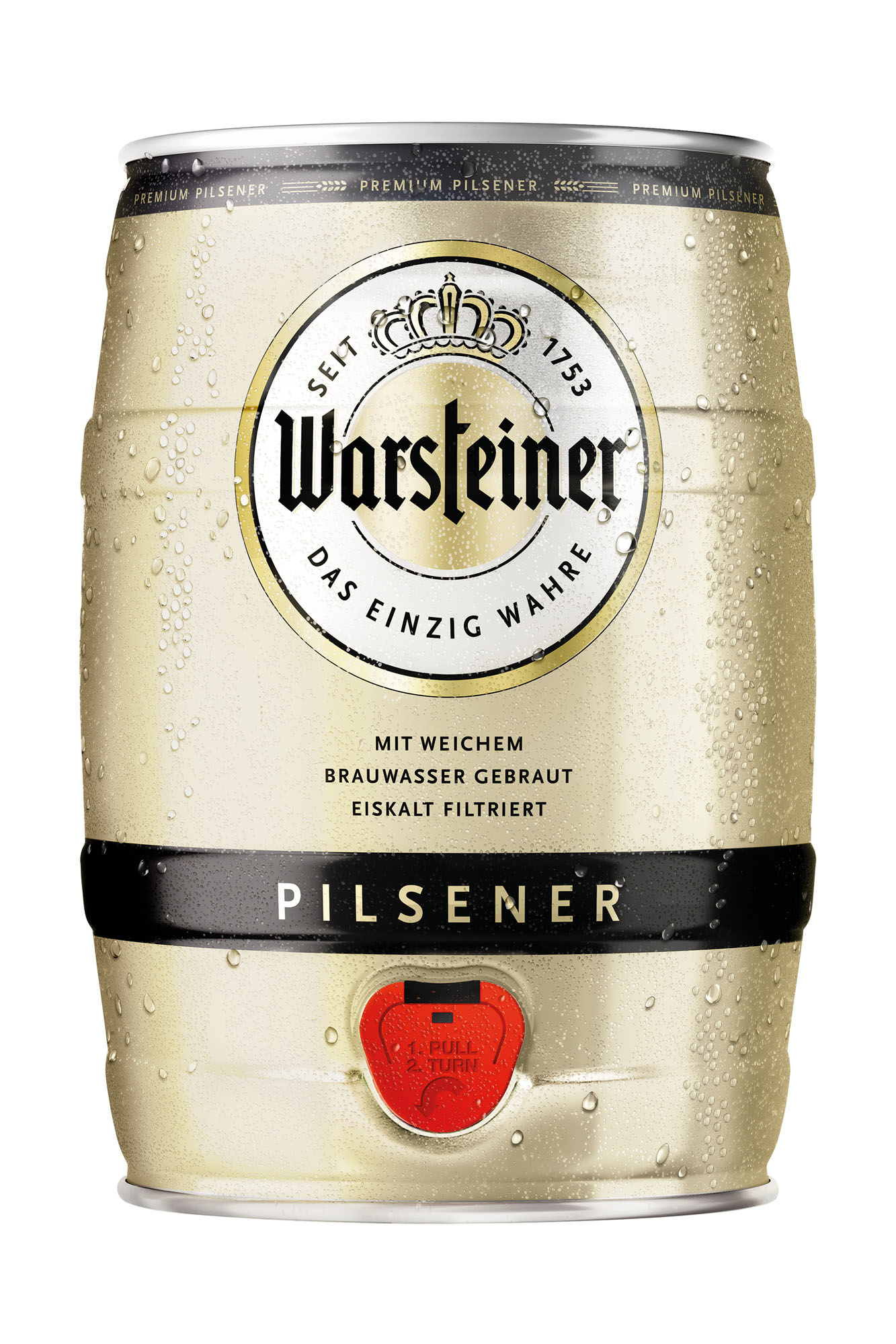 Warsteiner Pils Party Fust Doos 2x5 ltr 4,8%