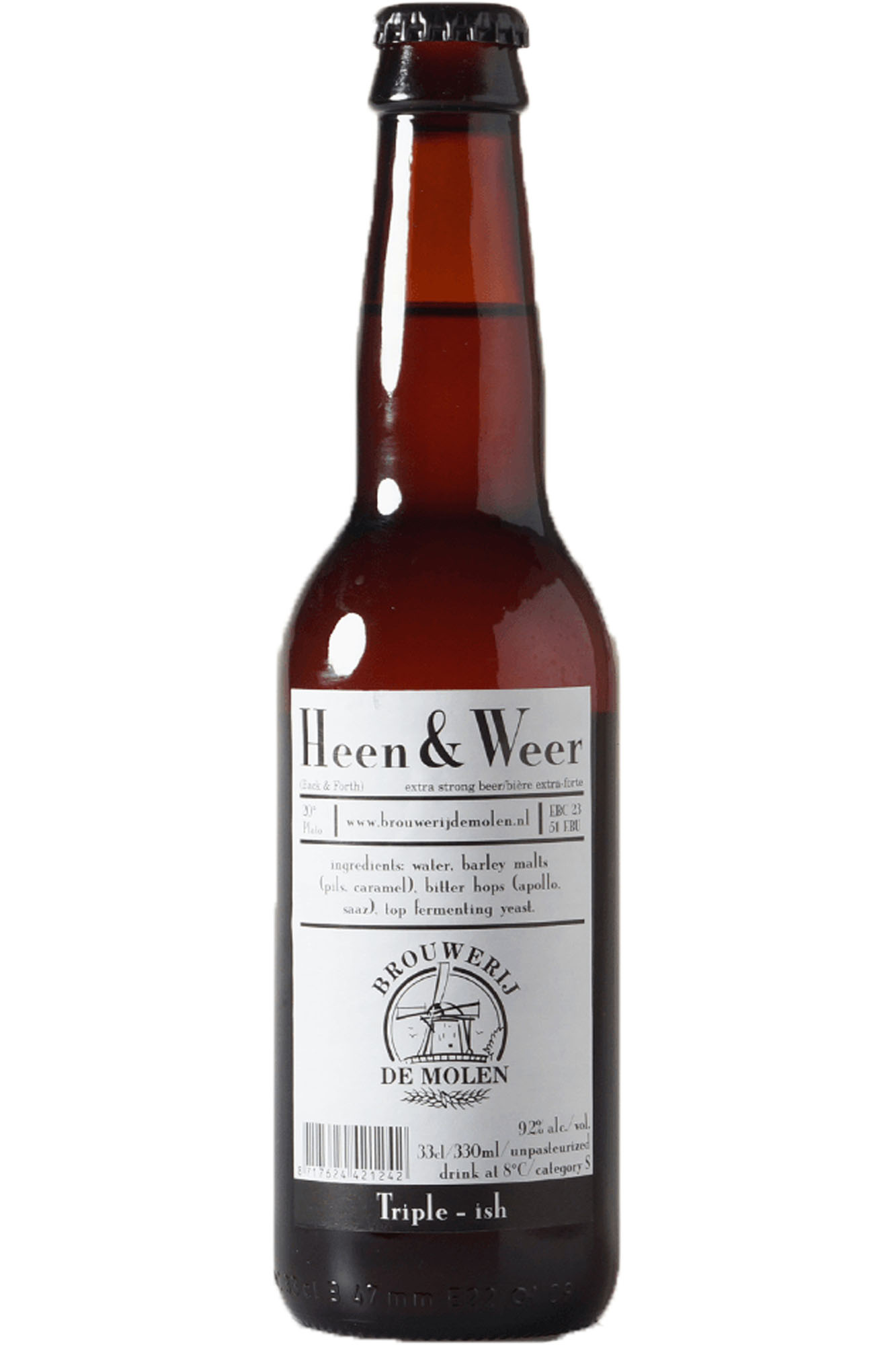 De Molen Heen & Weer Doos 24x33 cl 9,2%