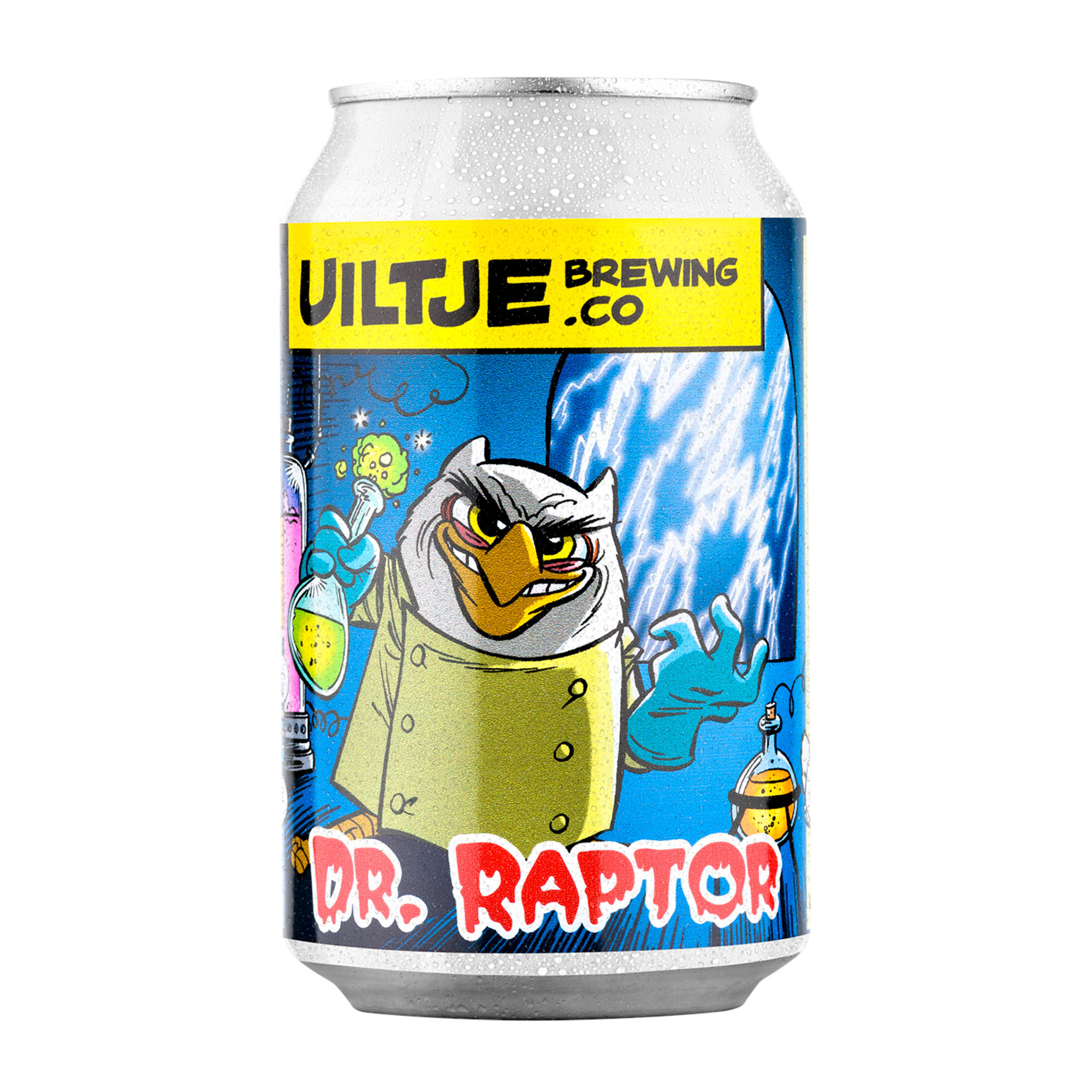 Uiltje Dr. Raptor blik Doos 12x33 cl 8,2%