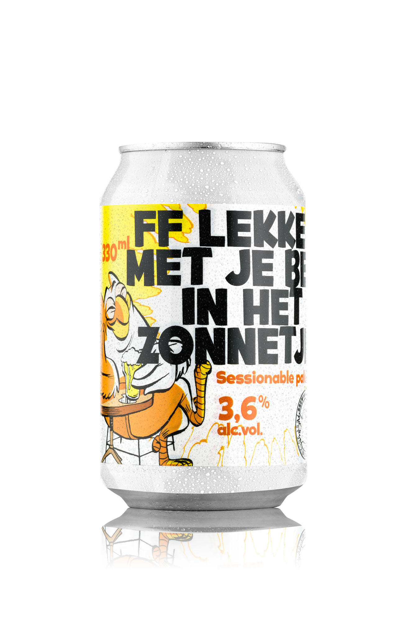 Uiltje FF Lekker met je bek in het  zonnetje blik Doos 12x33 cl 3,6%