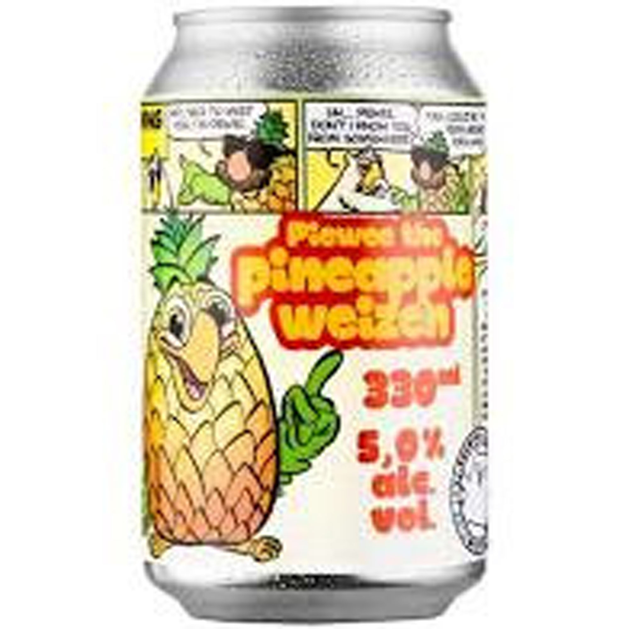 Uiltje Pineapple Weizen blik Doos 12x33 cl 5%