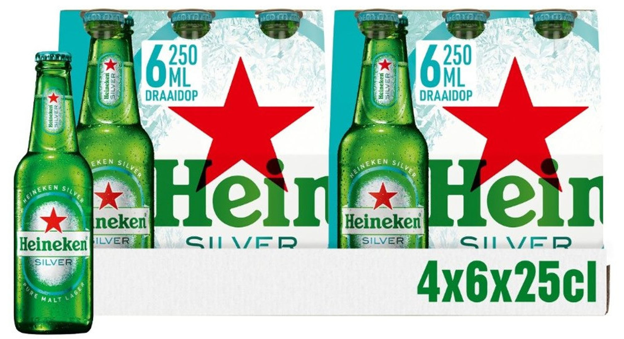 Heineken Silver OW Tray 4x6x25 cl 4%