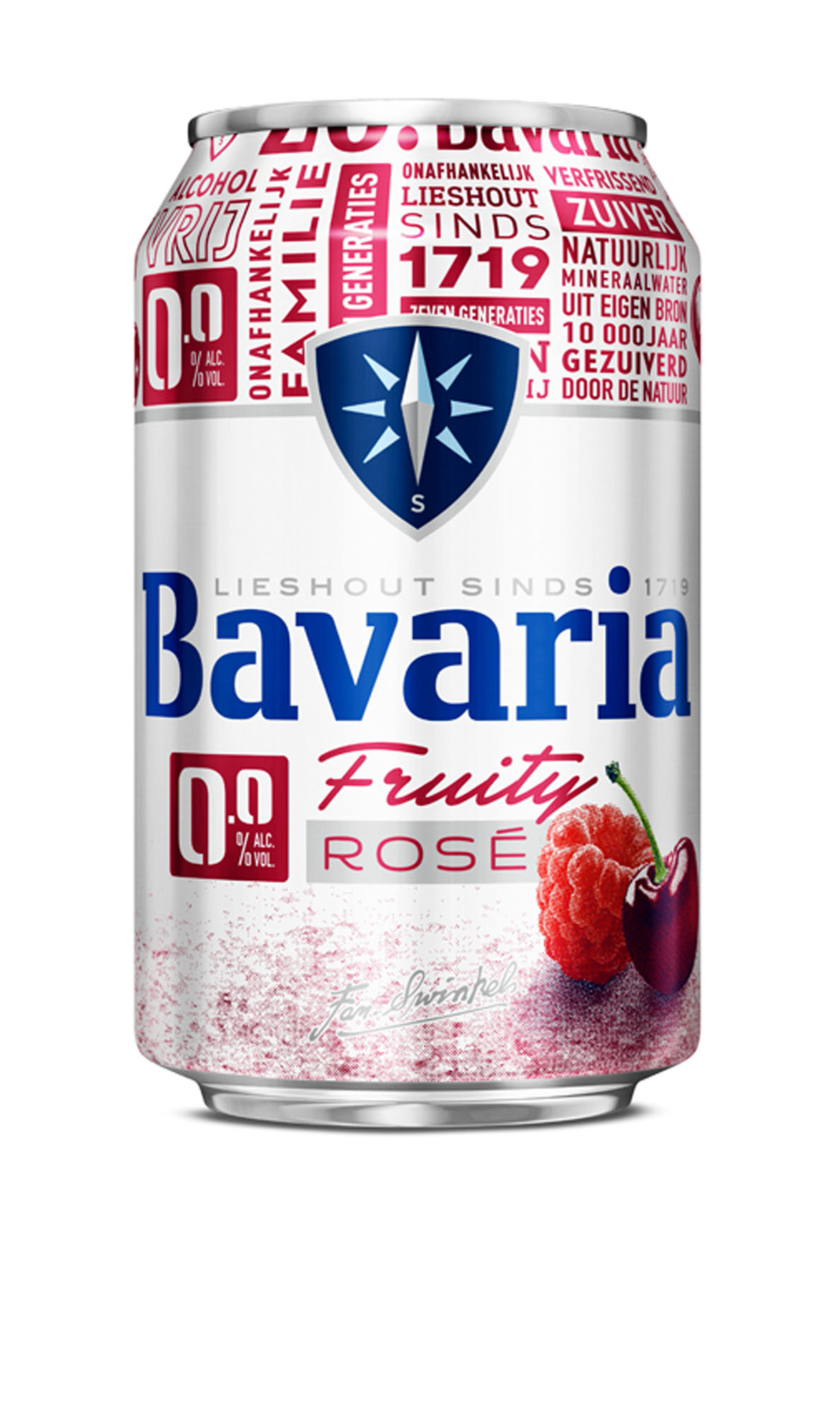 Bavaria Fruity Ros‚ 0.0% blik Tray 4x6x33 cl