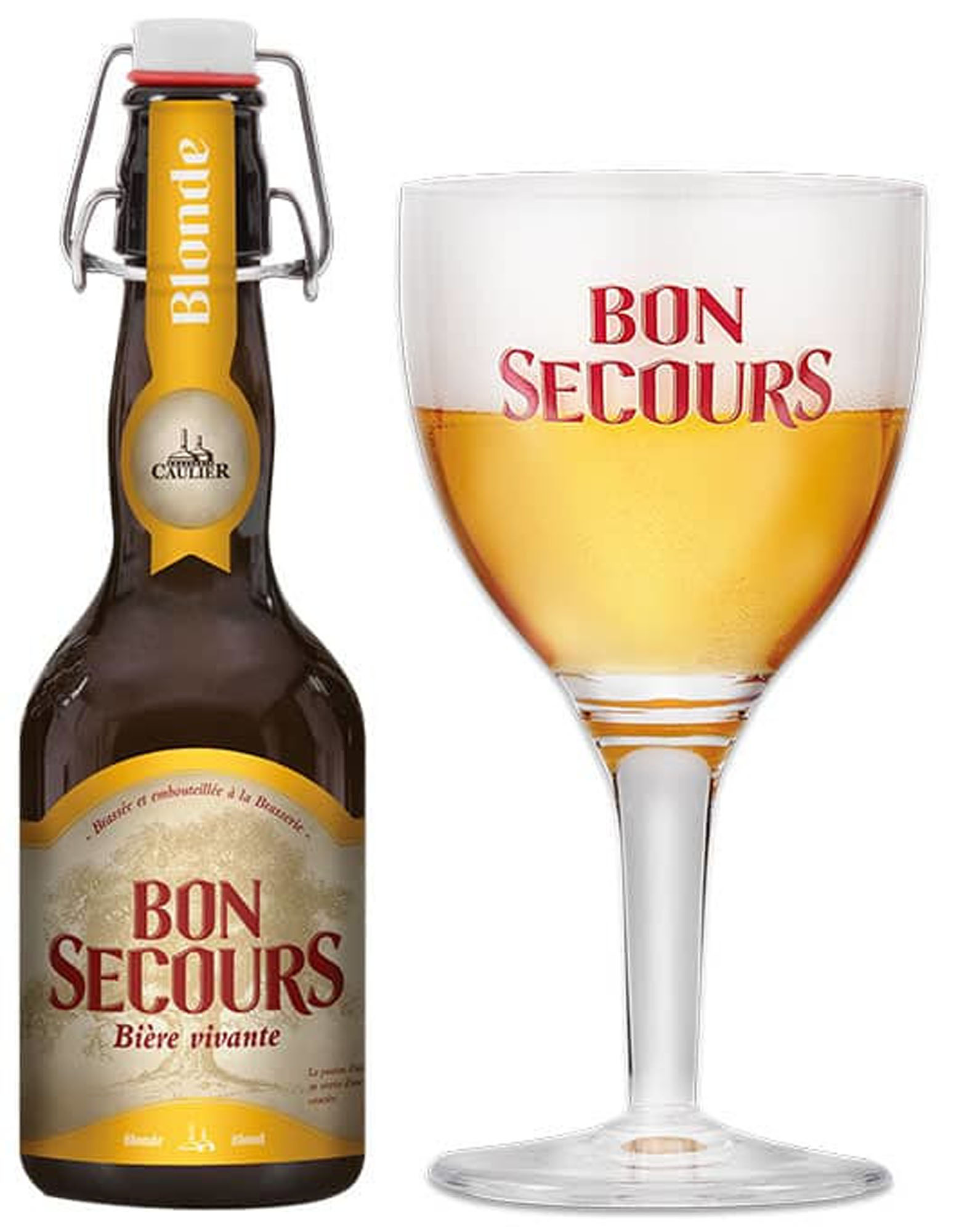 Brass. Caulier Bon Secours Blond Kist 12x33 cl 8%