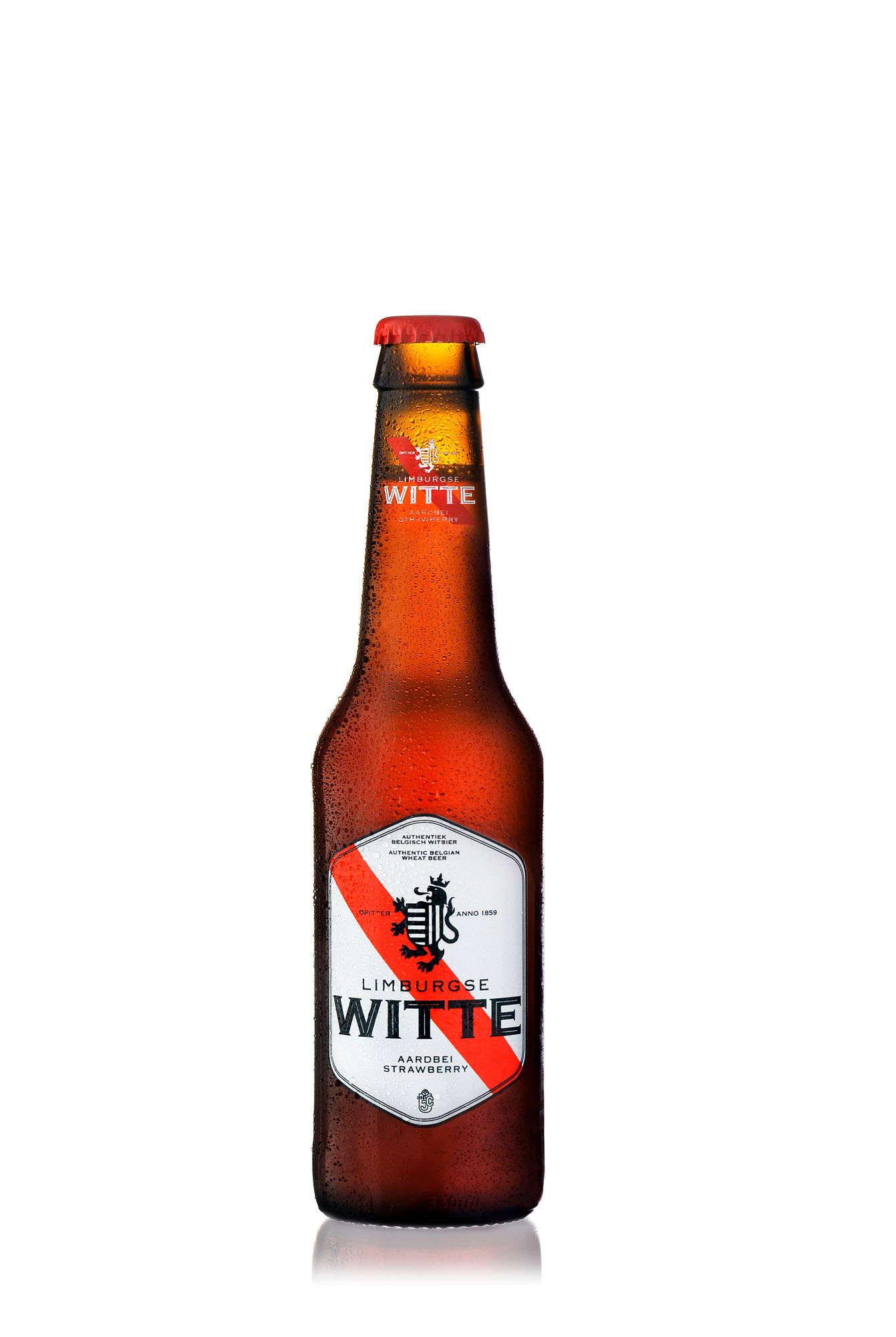 Limburgse Witte Strawberry O.W. Doos 24x33 cl 4,2%