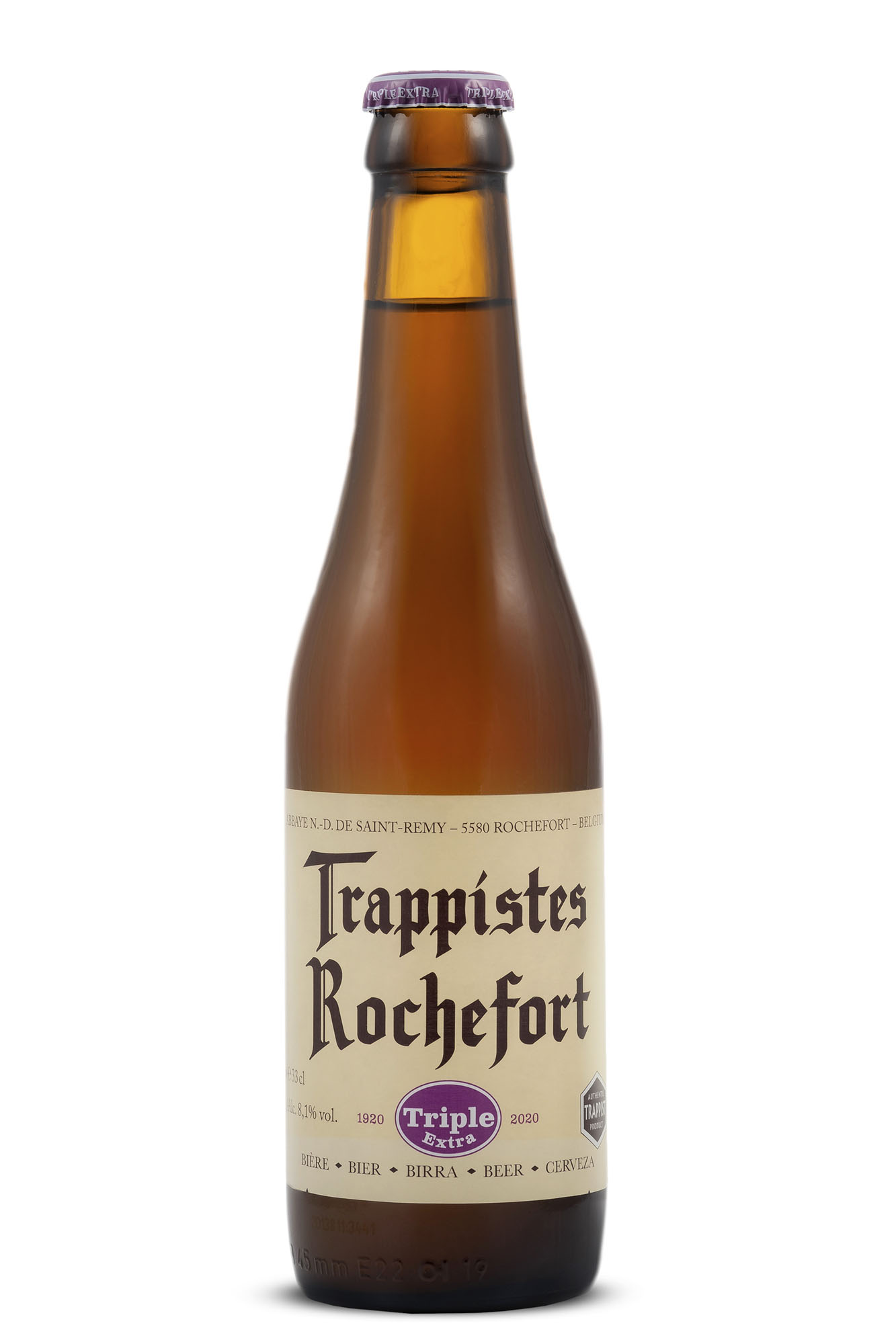 Rochefort Tripel Extra Krat 24x33 cl 8,1%