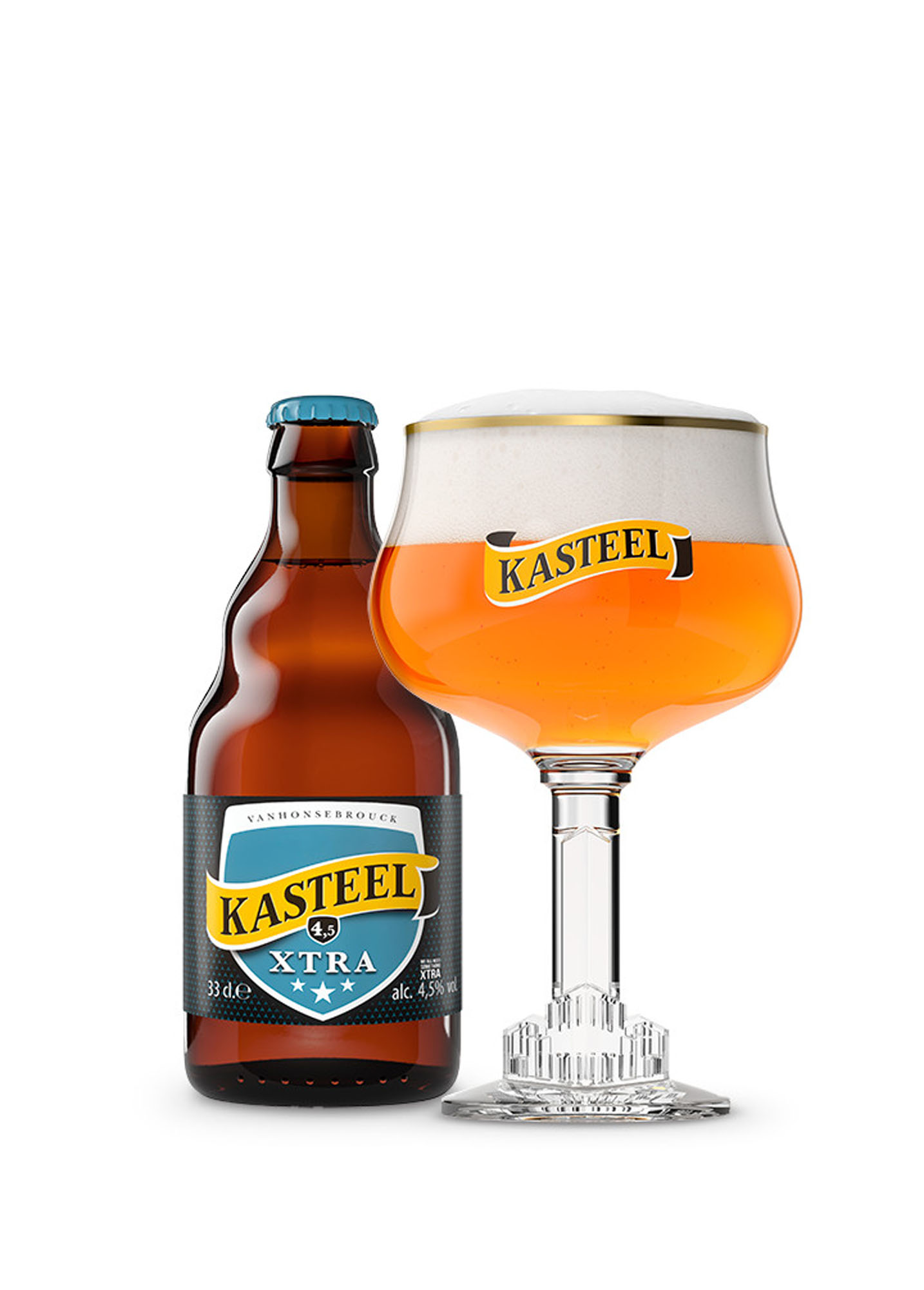 Kasteel Xtra Krat 24x33 cl 4,5%