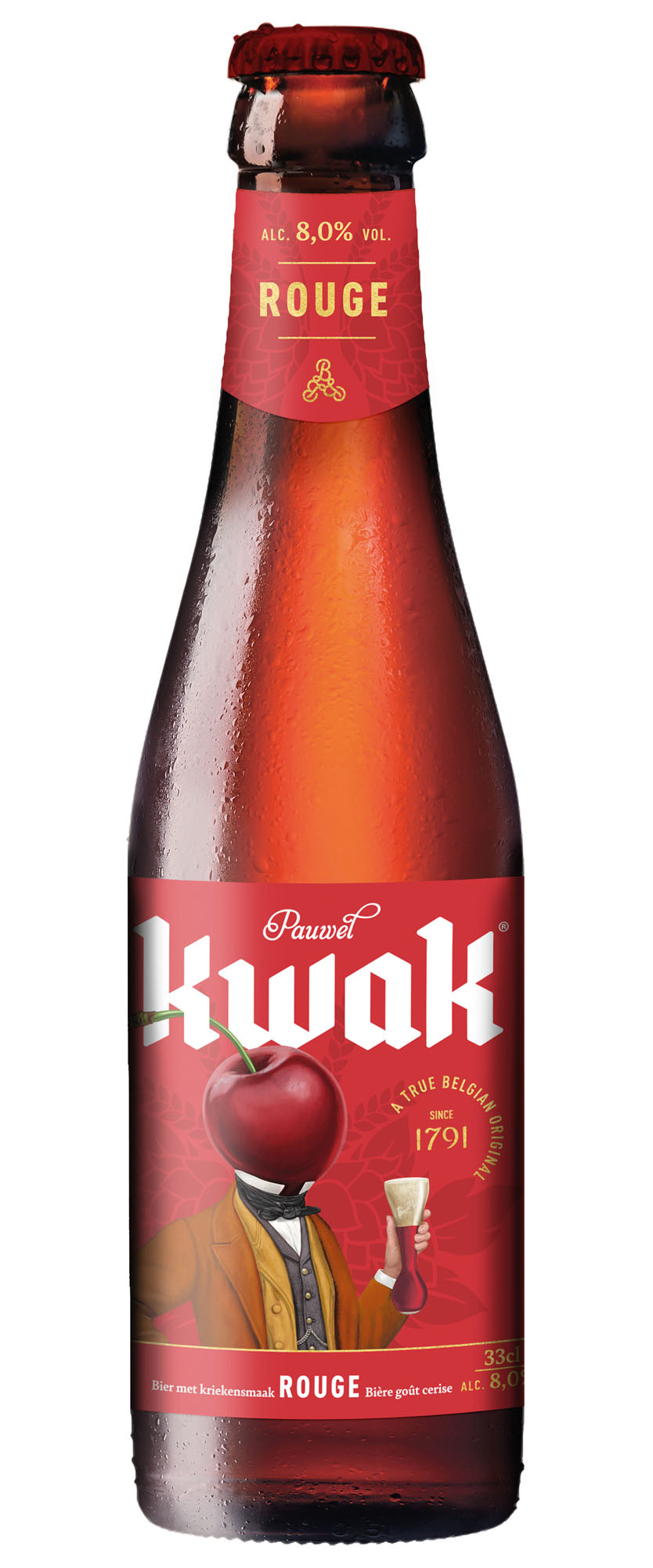 Kwak Rouge Krat 24x33 cl 8%