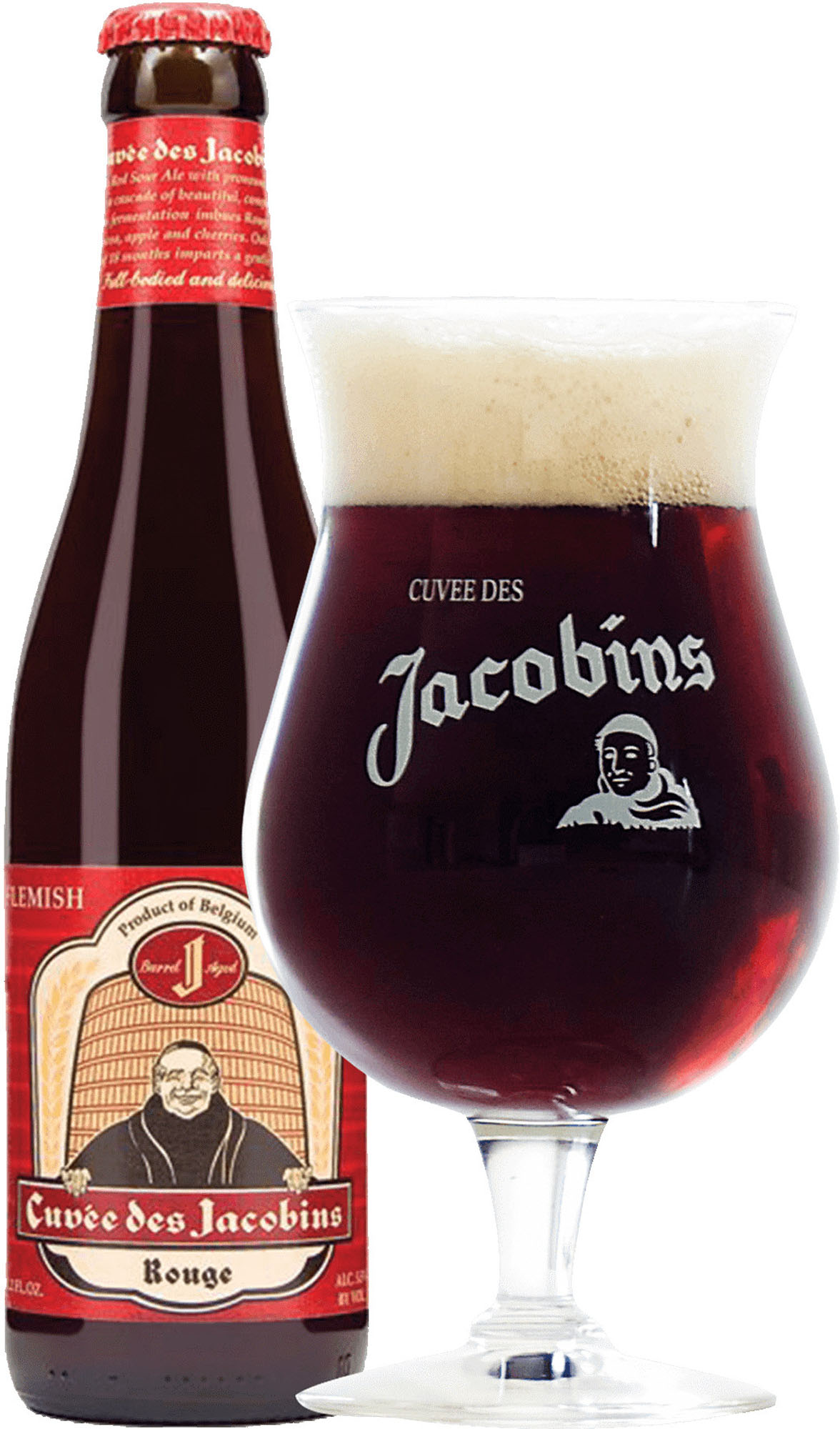 Cuvee des Jacobins Rouge Krat 24x33 cl 5,5%