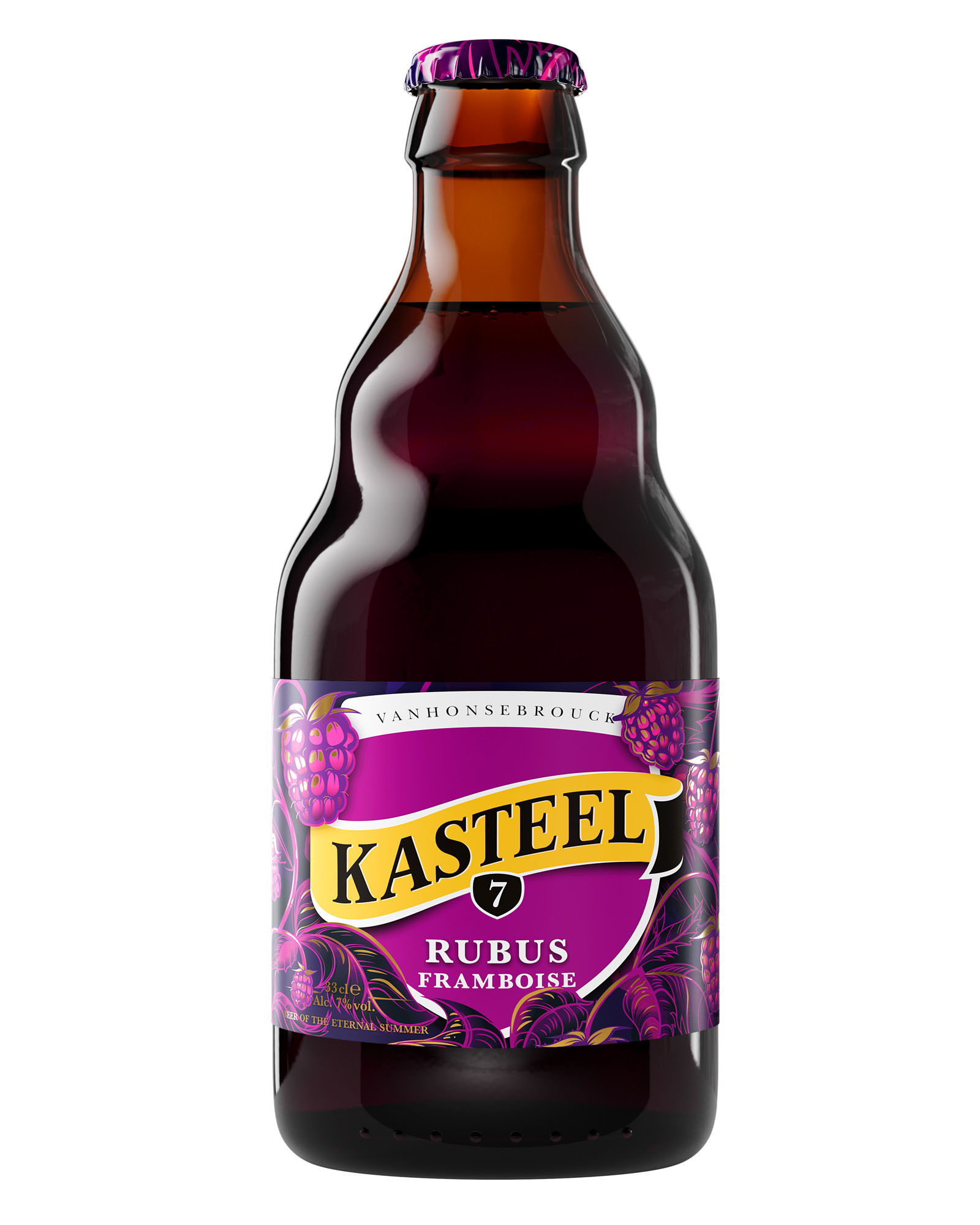 Kasteel Rubus Framboise Krat 24x33 cl 7%