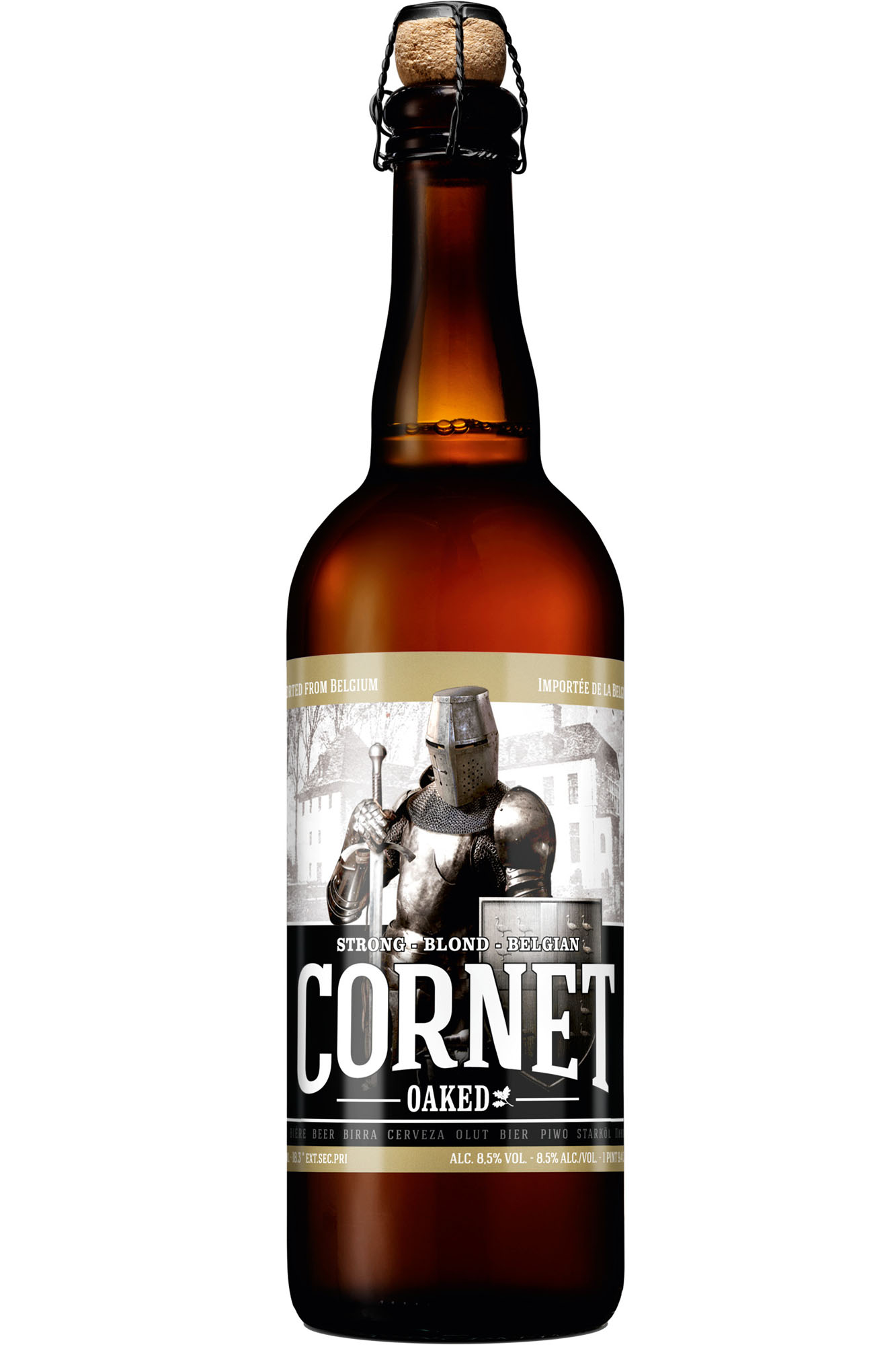 Cornet Oaked Blond Doos 6x75 cl 8,5%