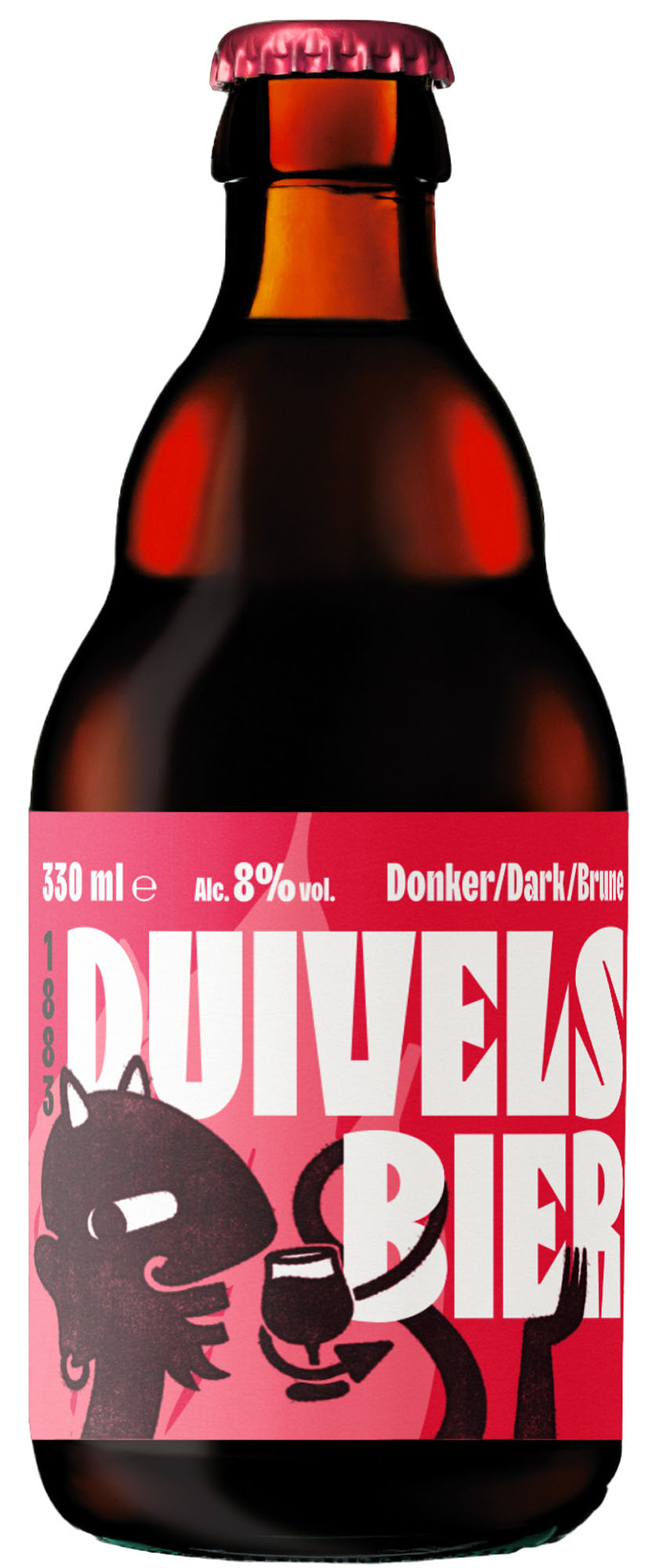 DuivelsBier Donker Krat 24x33 cl 8%