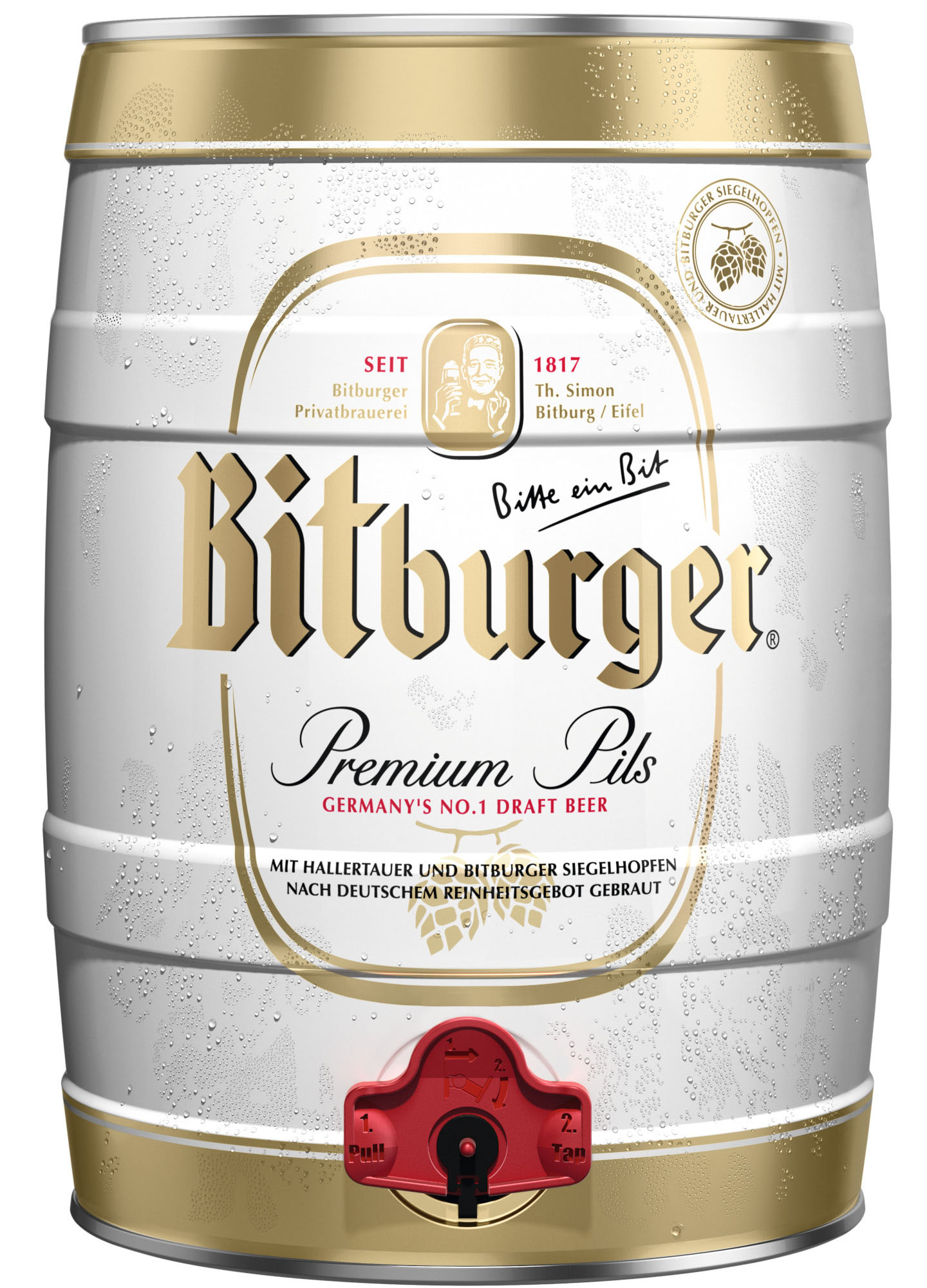 Bitburger Pils Party Fust Doos 2x5 ltr 4,8%