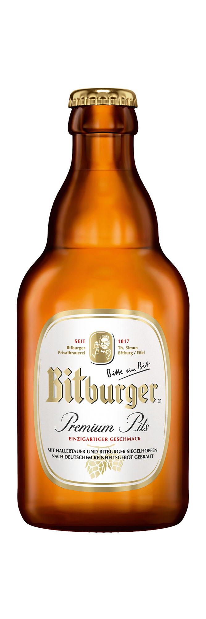 Bitburger Pils Steinie Krat 20x33 cl 4,8%