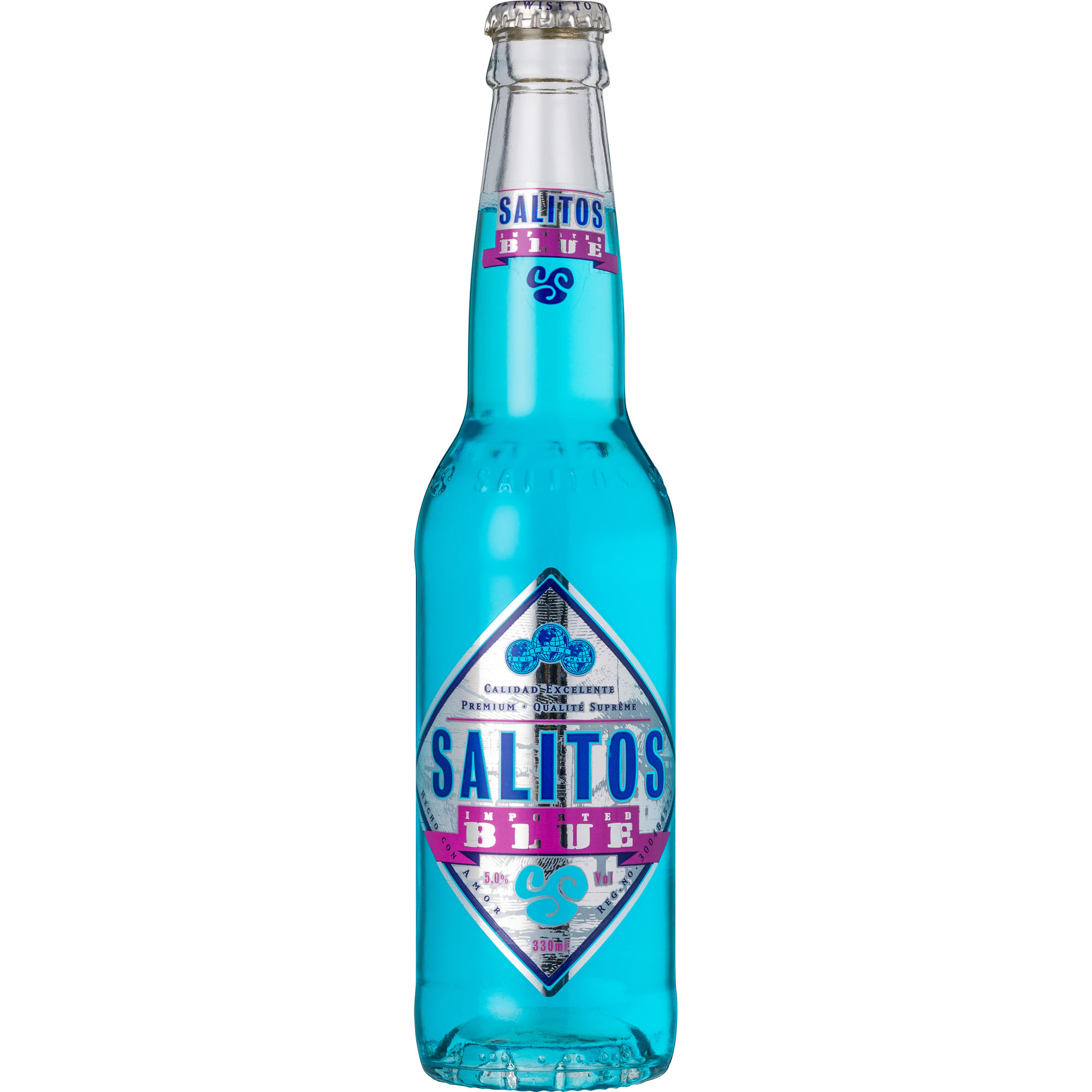 Salitos Blue Doos 4x6x33 cl 5%