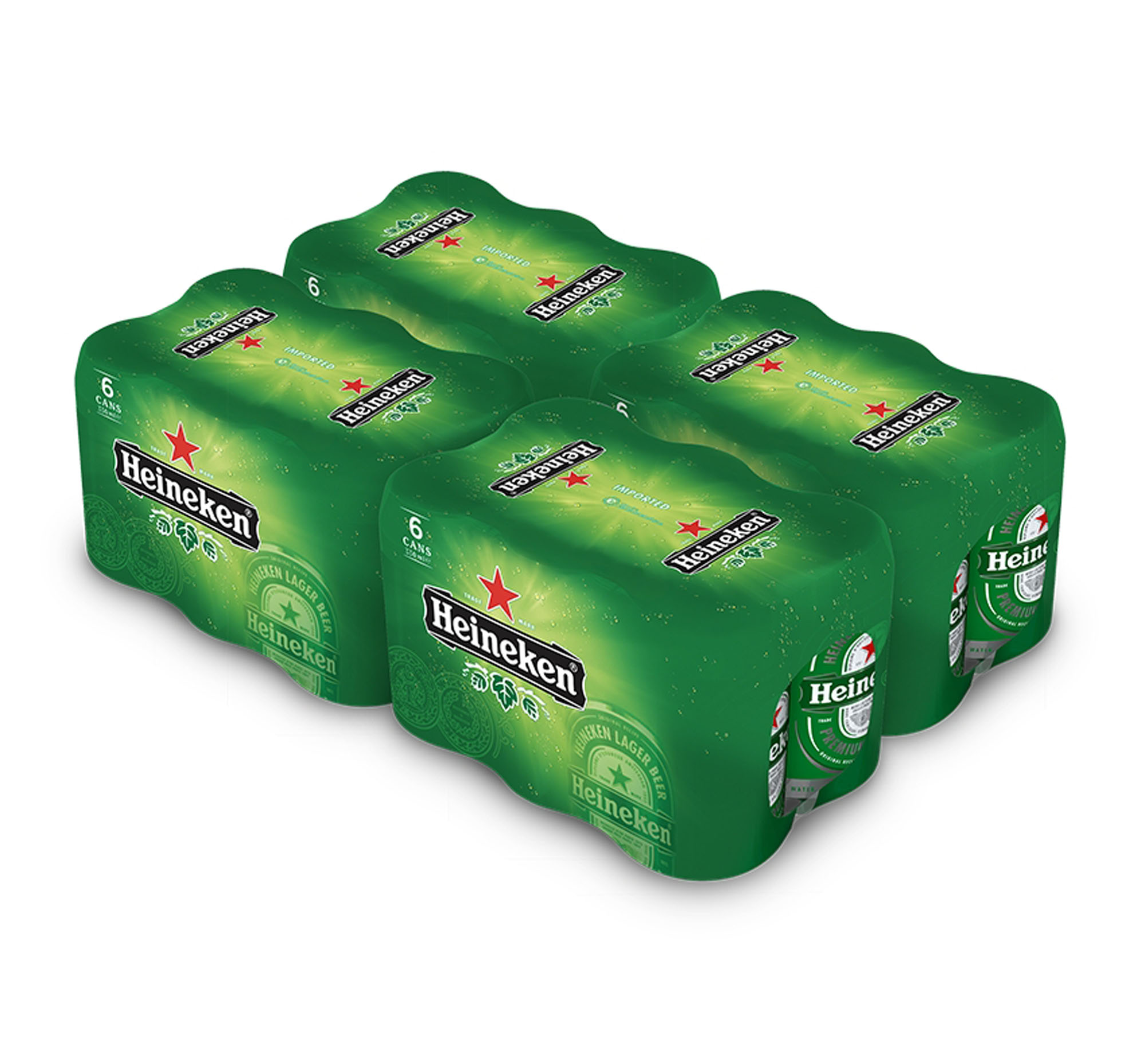 Heineken 6p blik Tray 4x6x33 cl 5%