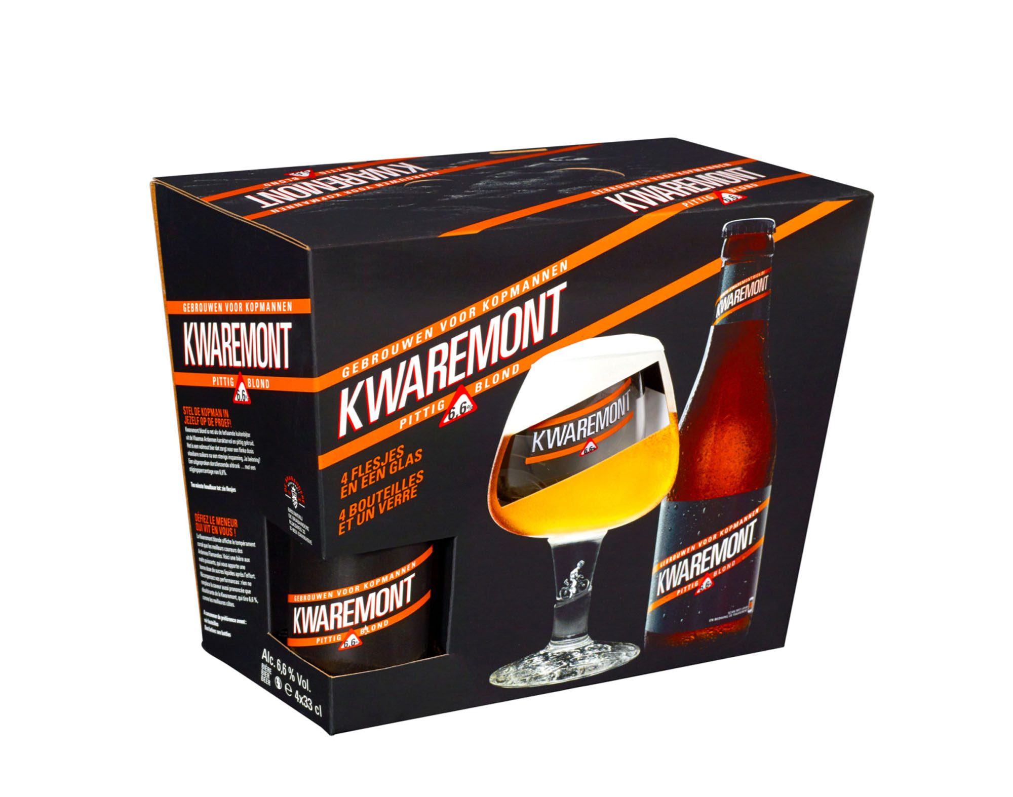 Kwaremont GV +glas Doos 4x4x33 cl 6,6%