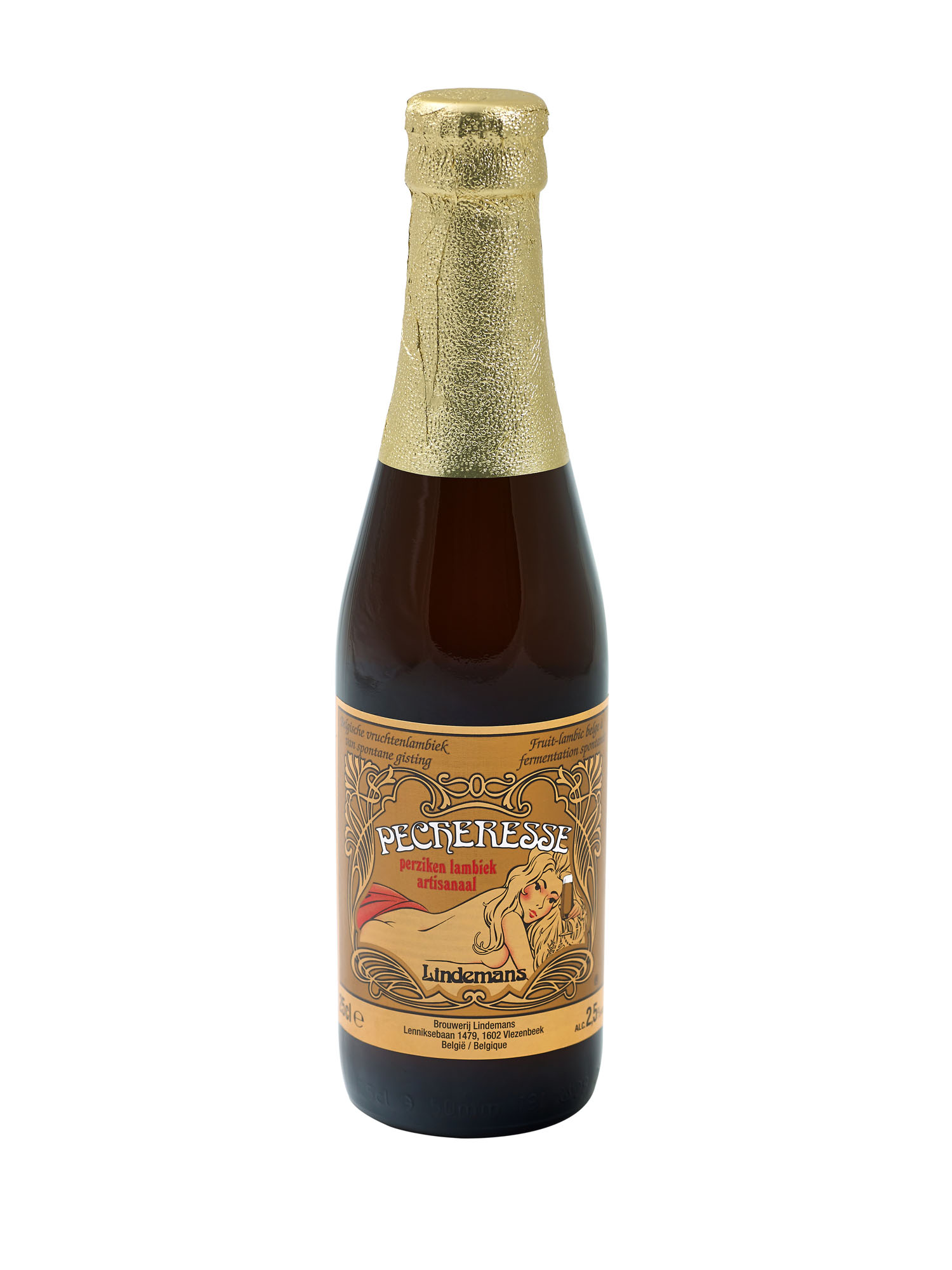 Lindemans Peche Krat 24x25 cl 2,5%