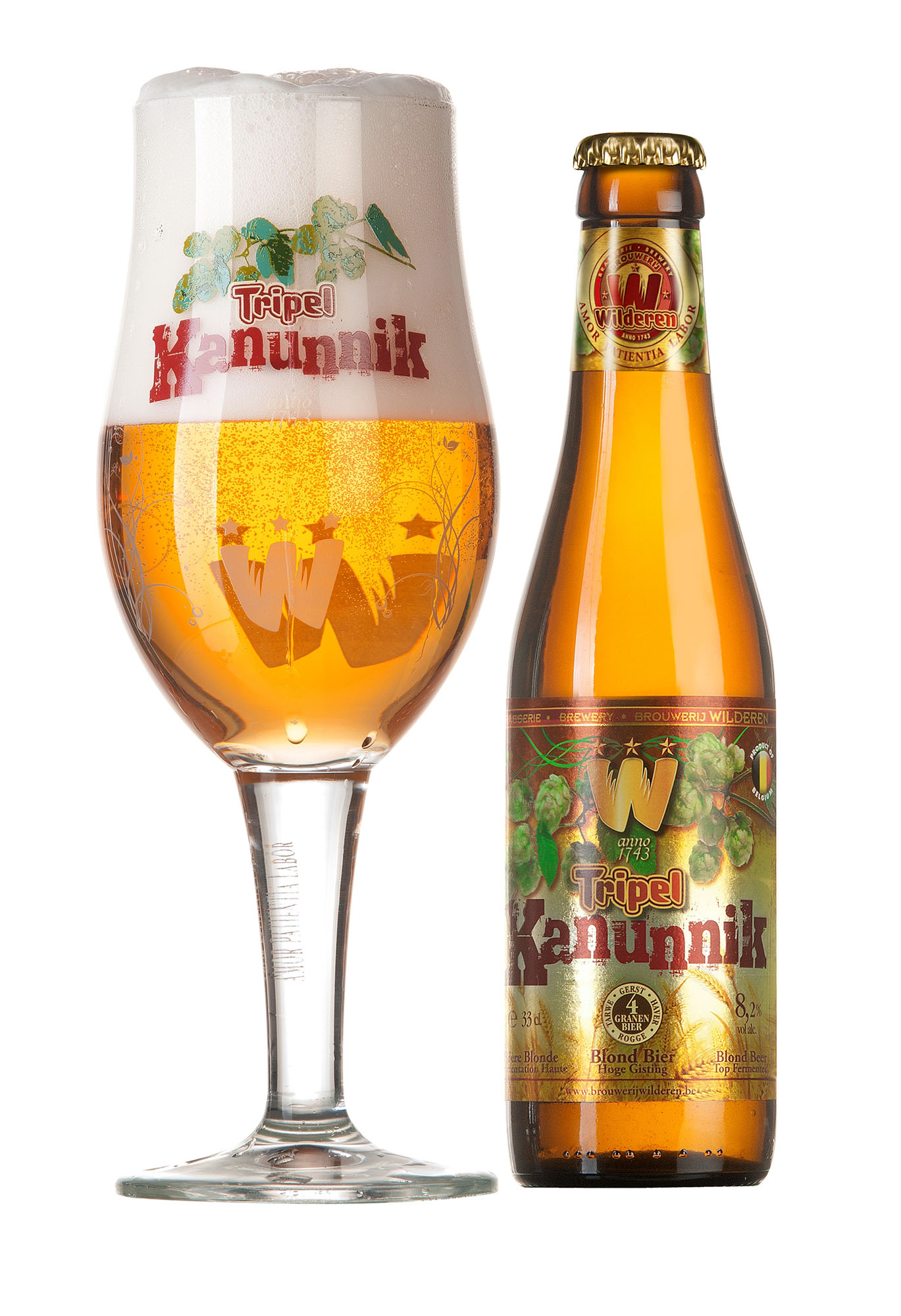 Wilderen Tripel Kanunnik Krat 24x33 cl 8,2%