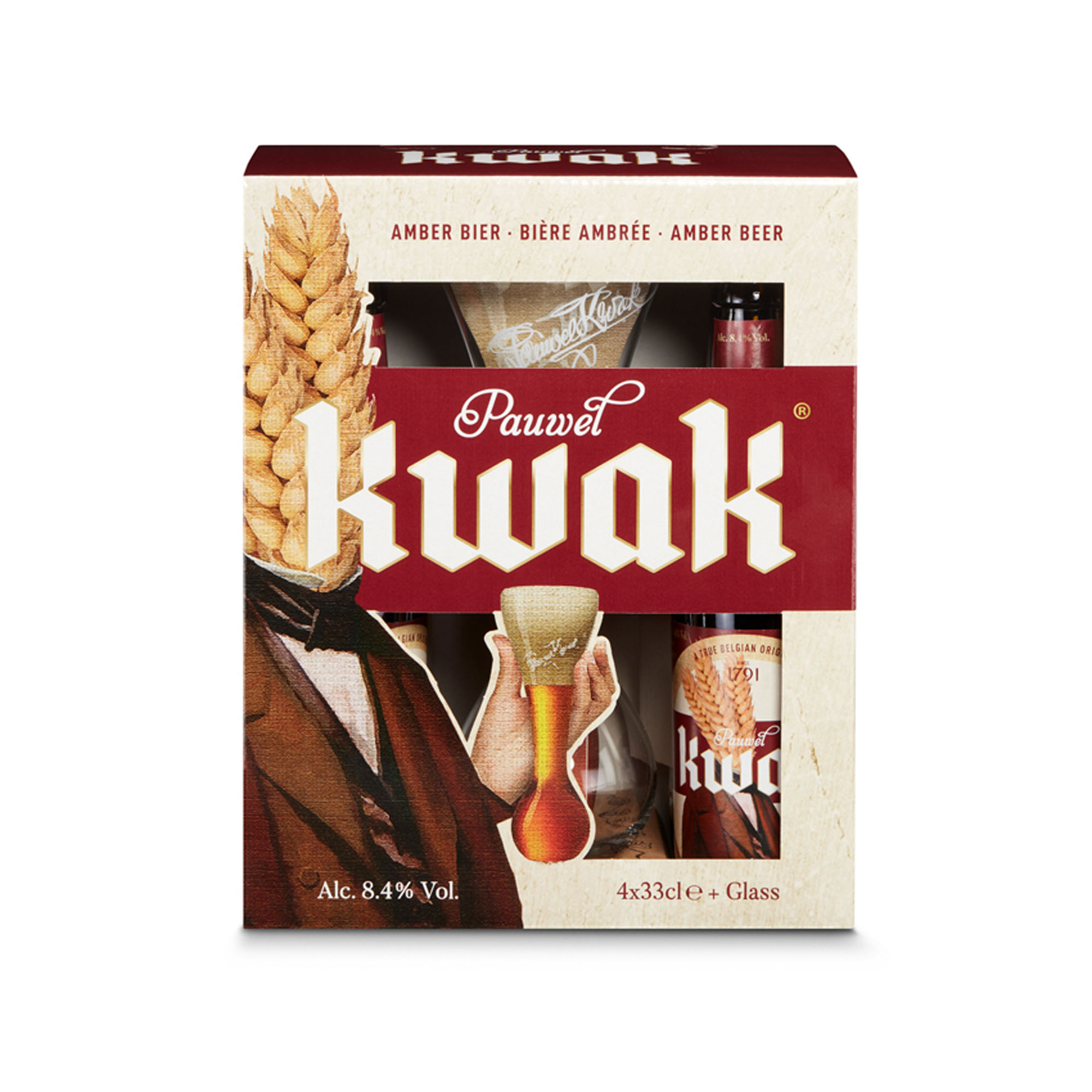 Pauwel Kwak m/gl Doos 6x4x33 cl 8,4%