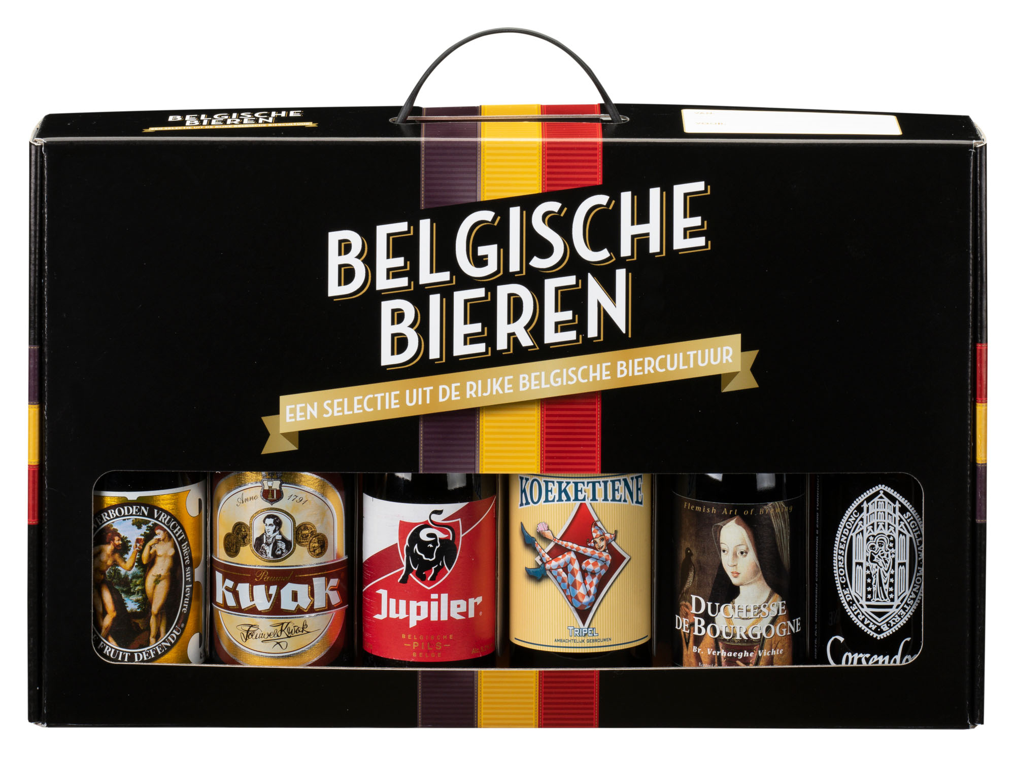 Belgie Geschenkverpakking (diverse Belgische bieren) Doos 4x6x33 cl