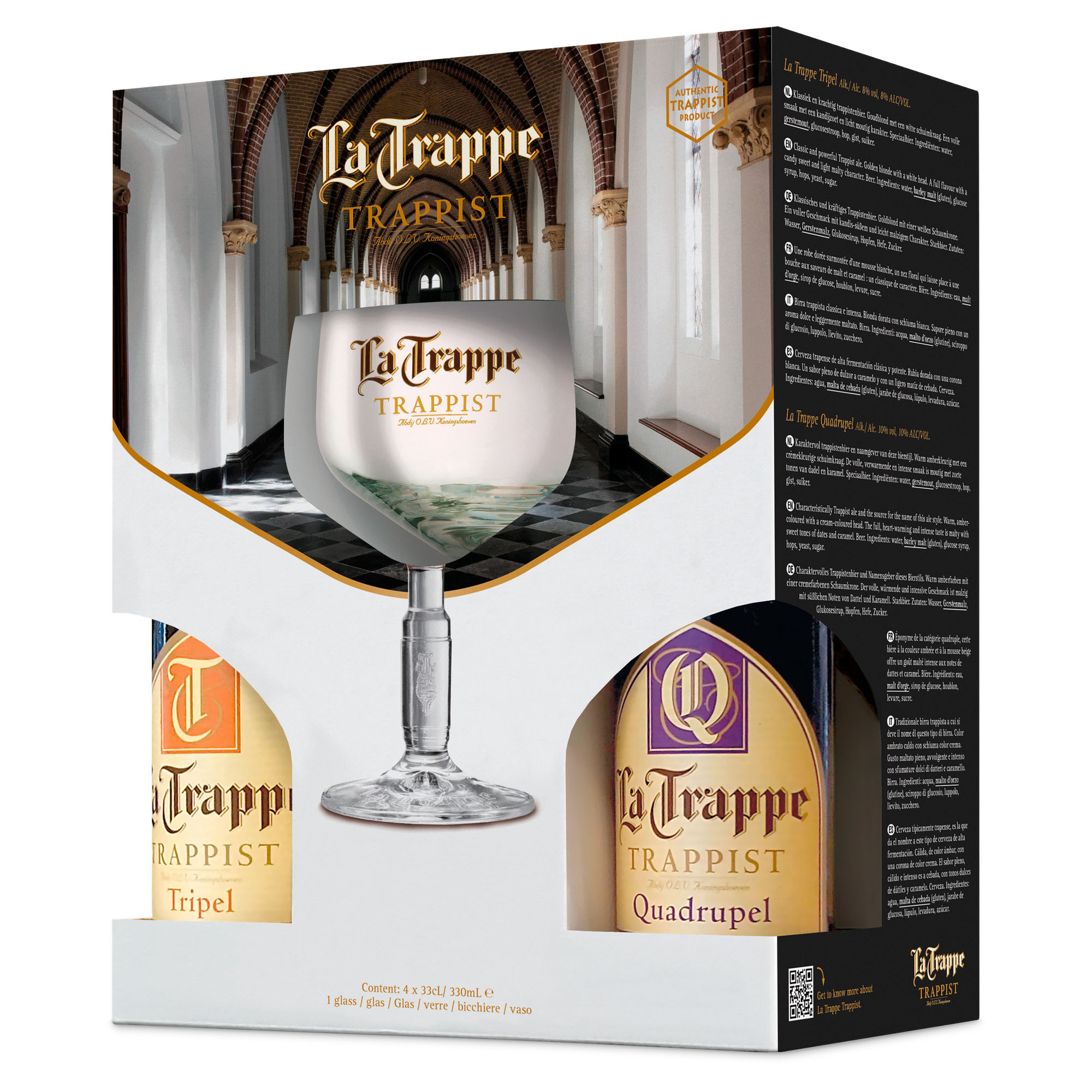 La Trappe Geschenkverpakking Doos 6x4x33 cl