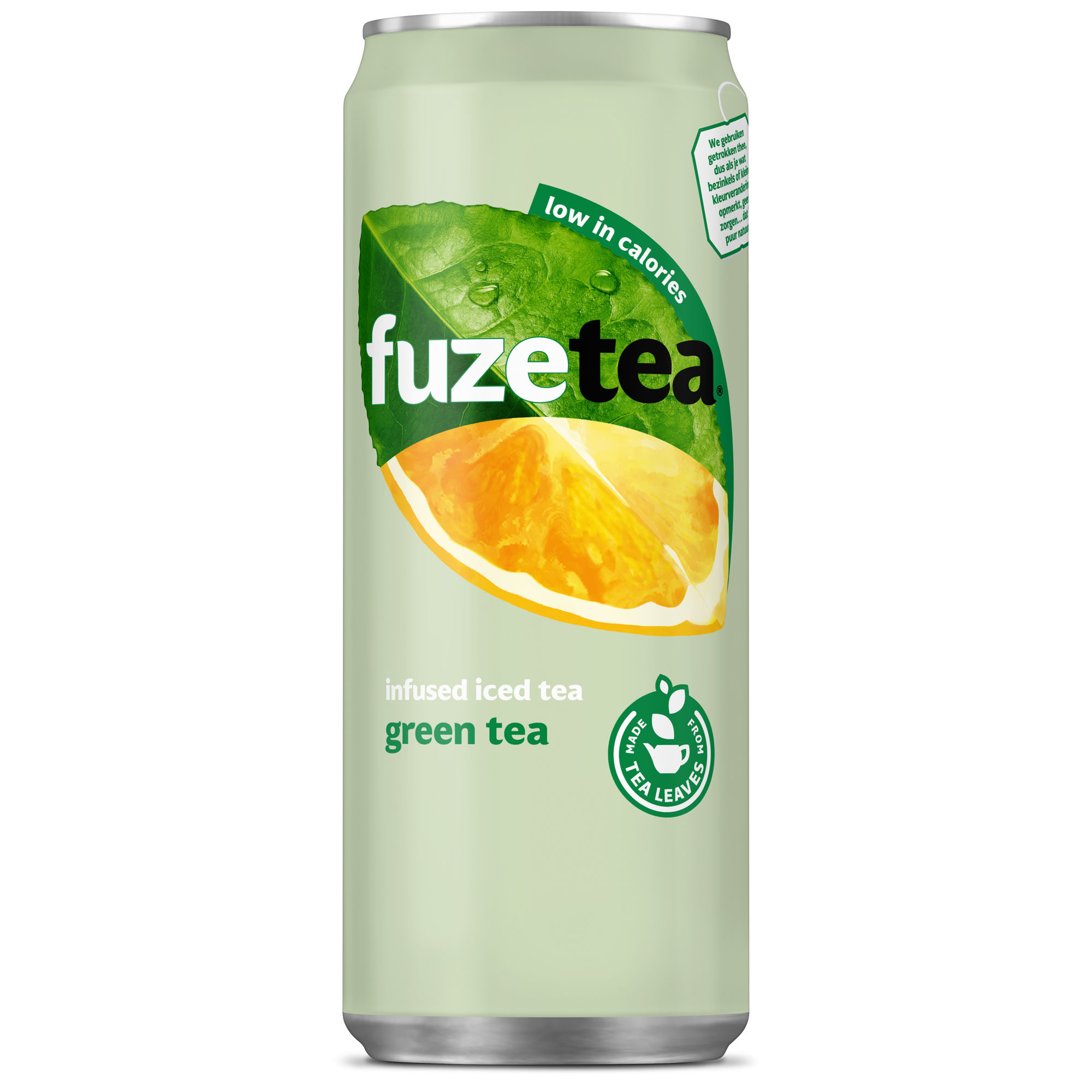 Fuze Tea Green Sleek blik Tray 24x33 cl