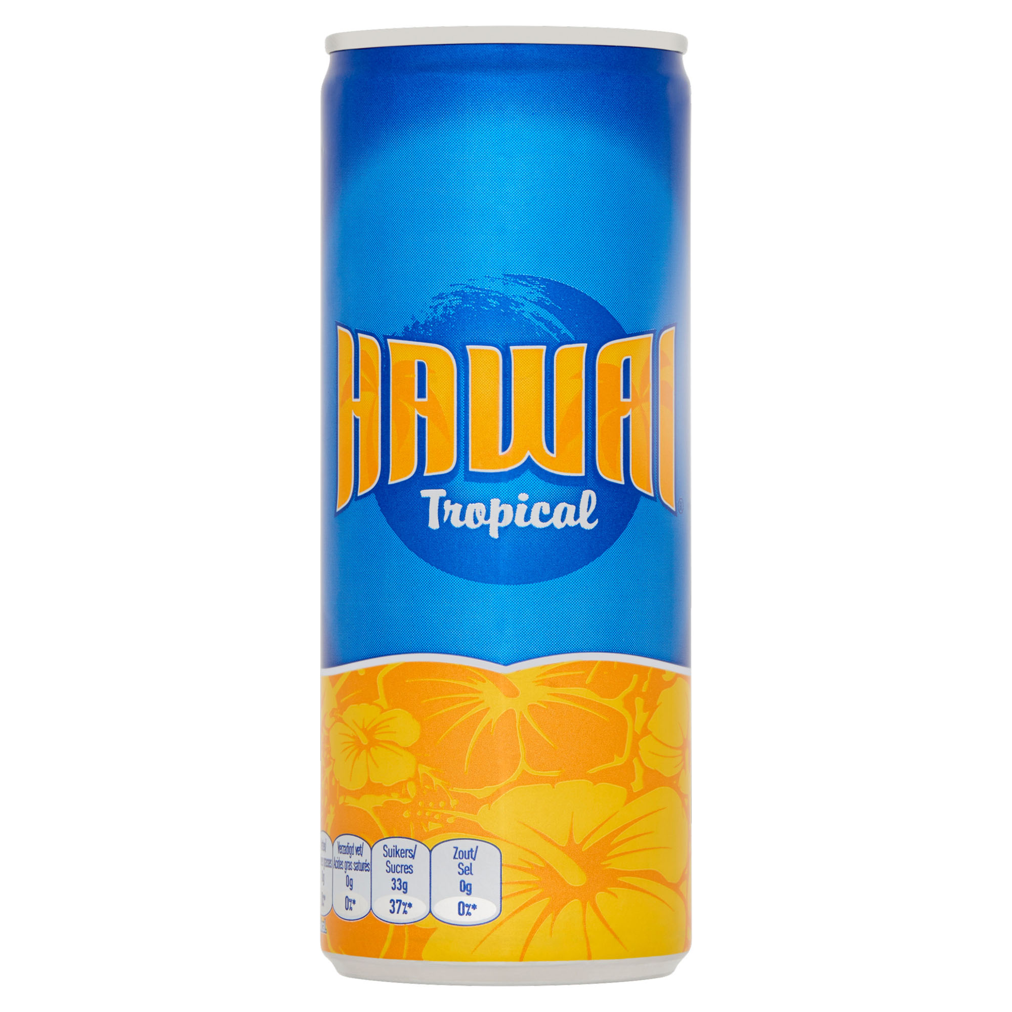 Hawai Tropical blik Tray 24x25 cl