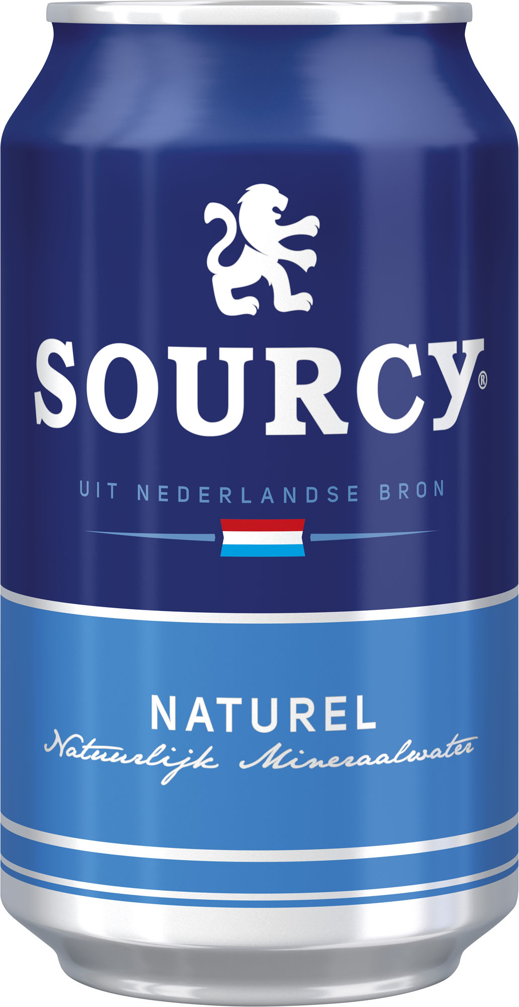 Sourcy Blauw blik Tray 24x33 cl