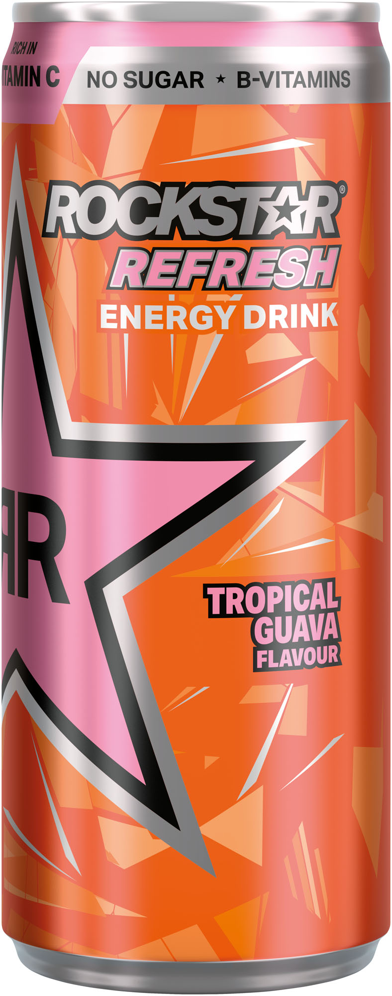 Rockstar Trop. Guava No Sugar blik Tray 12x25 cl