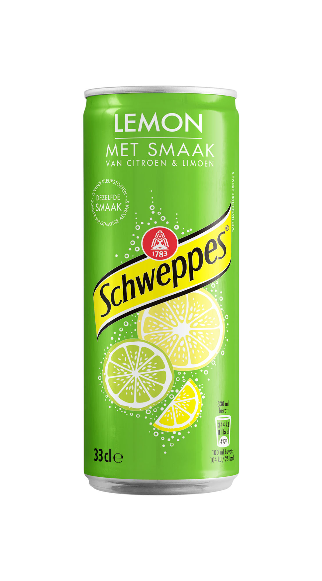 Schweppes Lemon slim blik Tray 4x6x33 cl