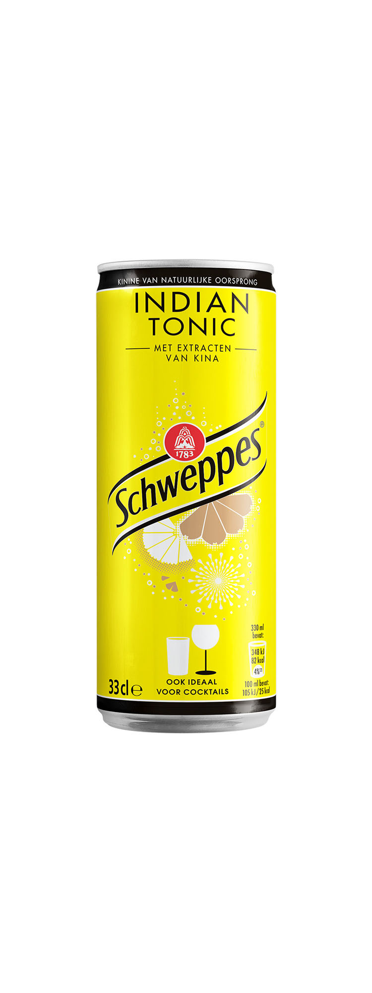 Schweppes Tonic slim blik Tray 4x6x33 cl