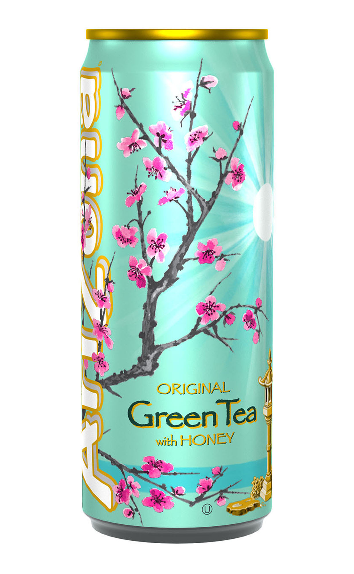 Arizona Green Tea met honing slim blik Tray 12x33 cl