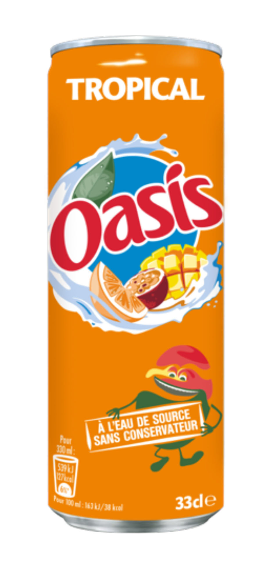 Oasis Tropical slim blik Tray 4x6x33 cl