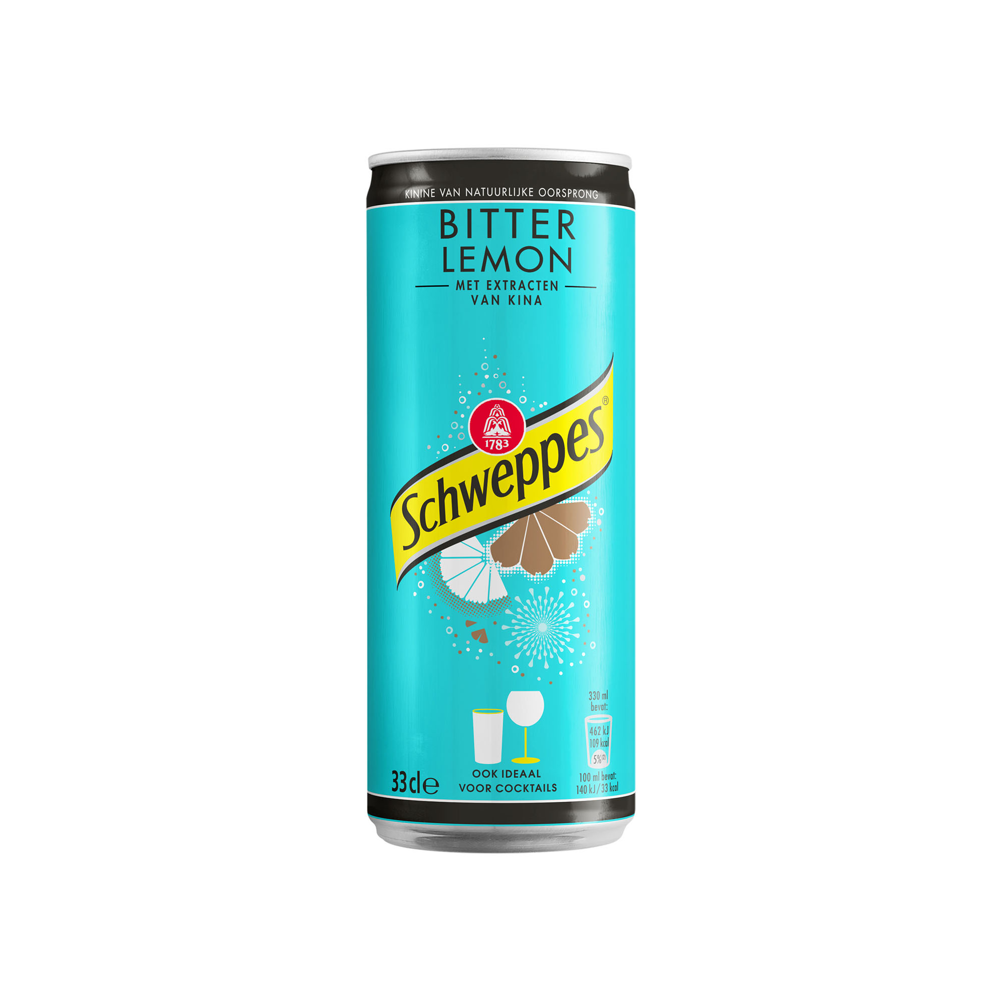 Schweppes Bitter Lemon blik Tray 4x6x33 cl