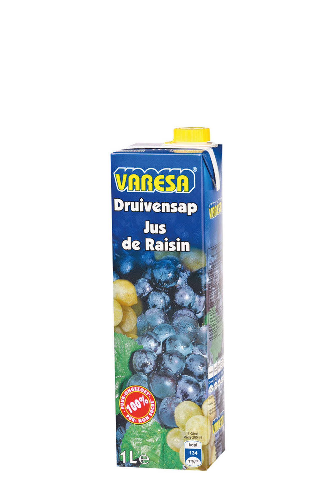 Varesa Druivensap Pak Doos 8x100 cl