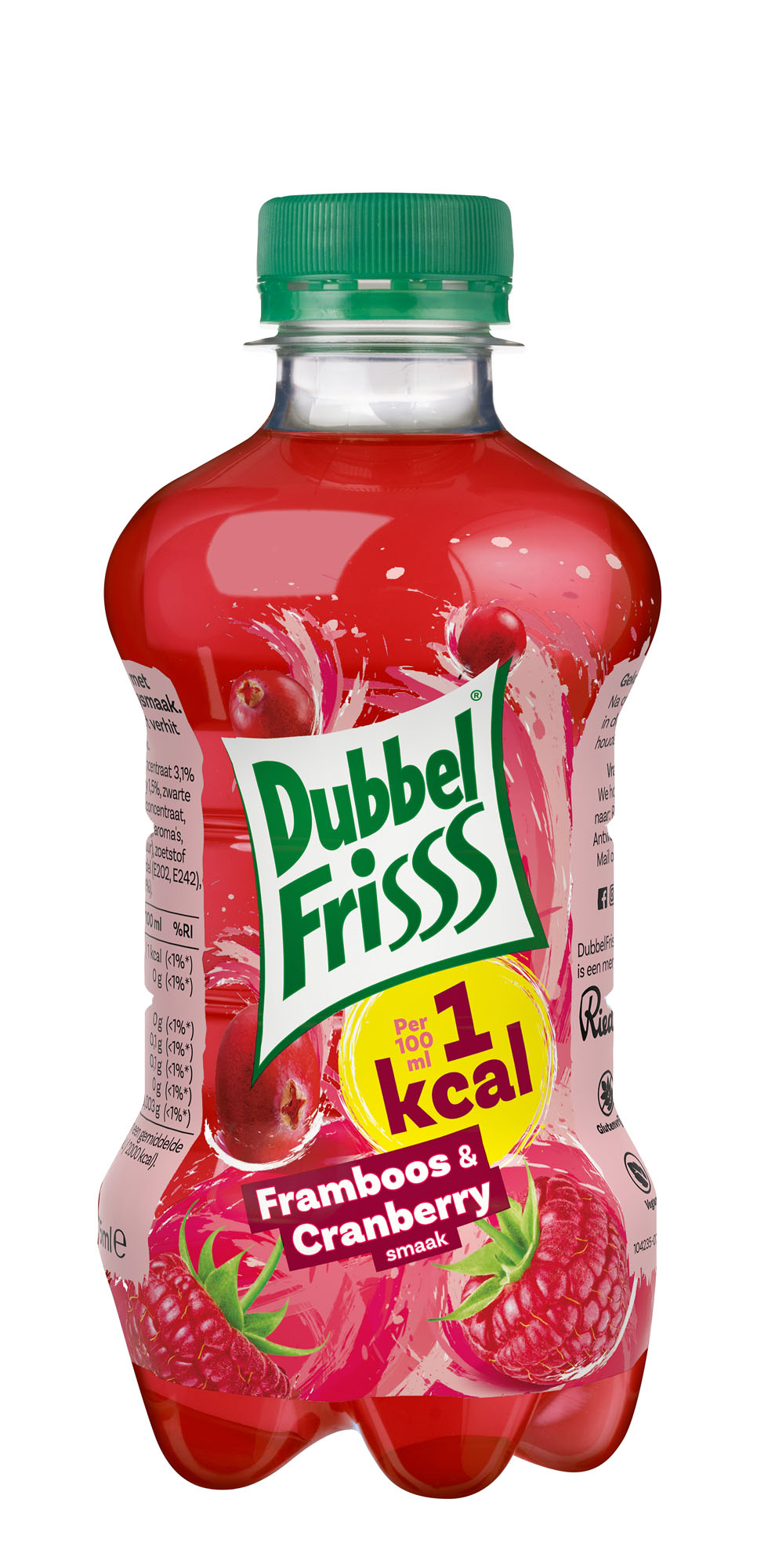 Dubbelfris Framb/Cranberry pet Tray 12x27,5 cl