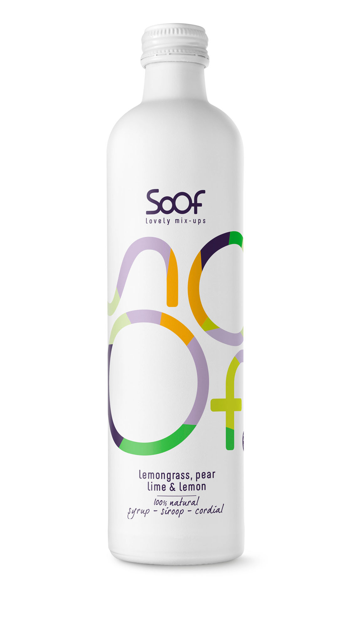 Soof Lemongrass, Pear, Lime & Lemon Tray 6x34 cl