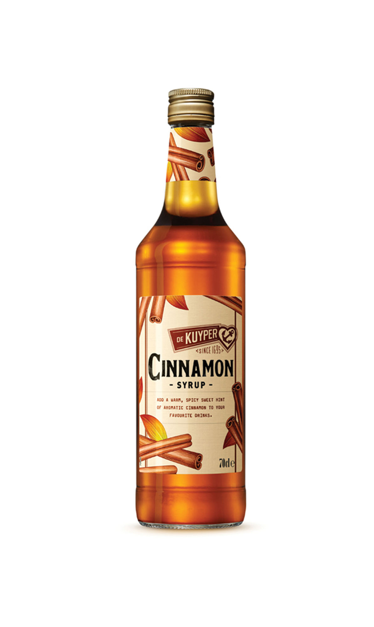 De Kuyper Cinnamon Syrup Fles 70 cl