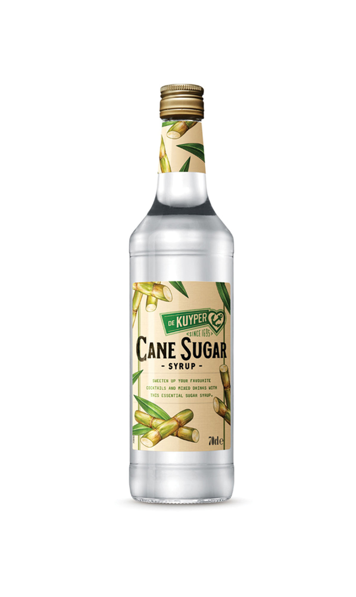 De Kuyper Cane Sugar Syrup Fles 70 cl