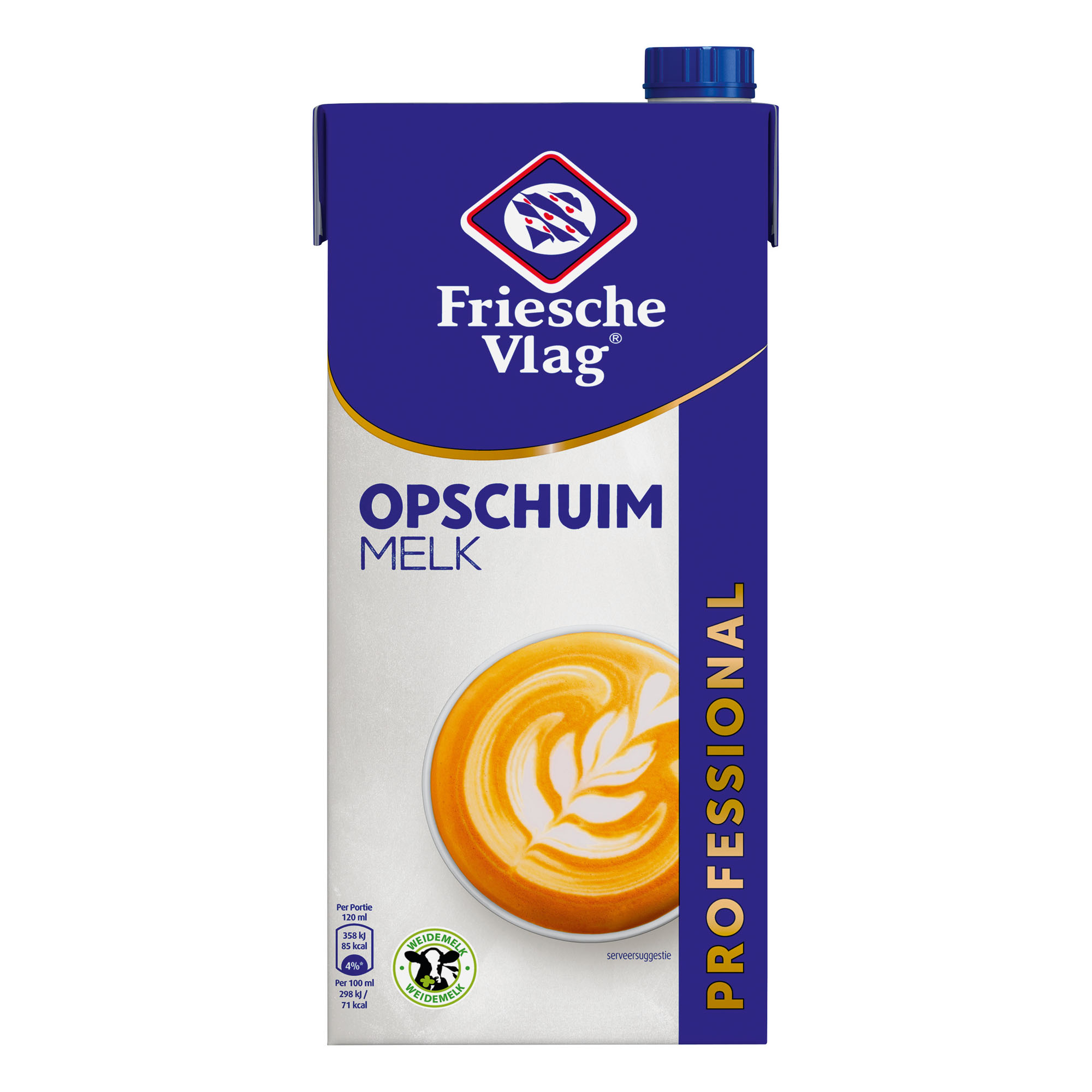 Friesche Vlag Opschuimmelk Pak Doos 12x100 cl