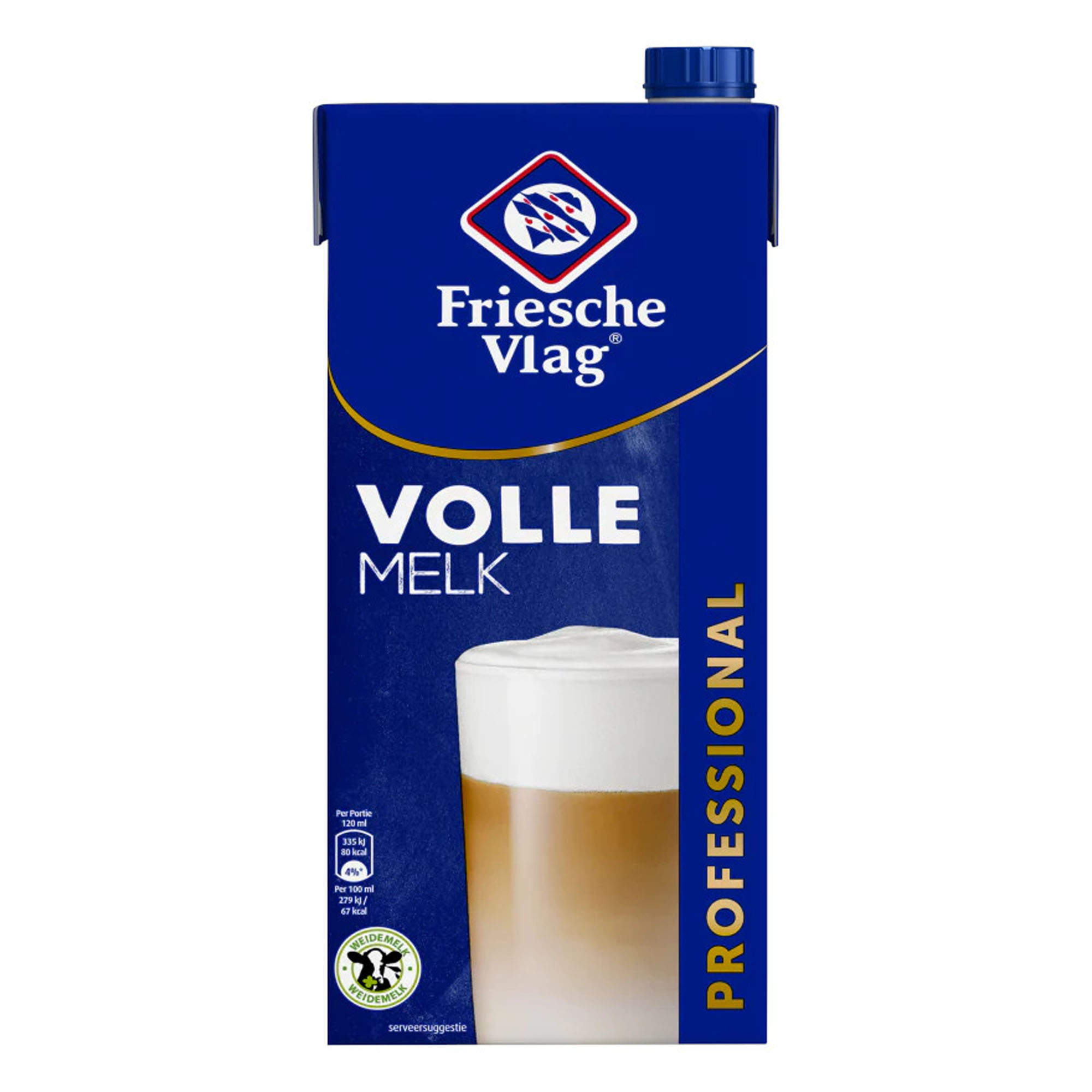 Friesche Vlag Volle Melk pak Doos 12x100 cl