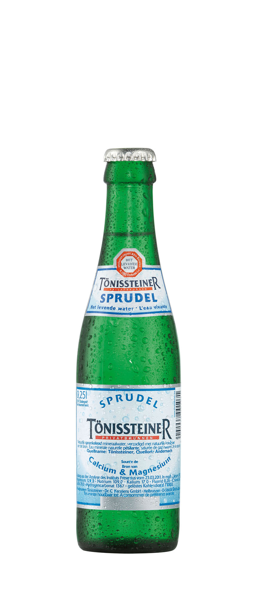 Tonissteiner Sprudel met koolzuur Krat 20x25 cl