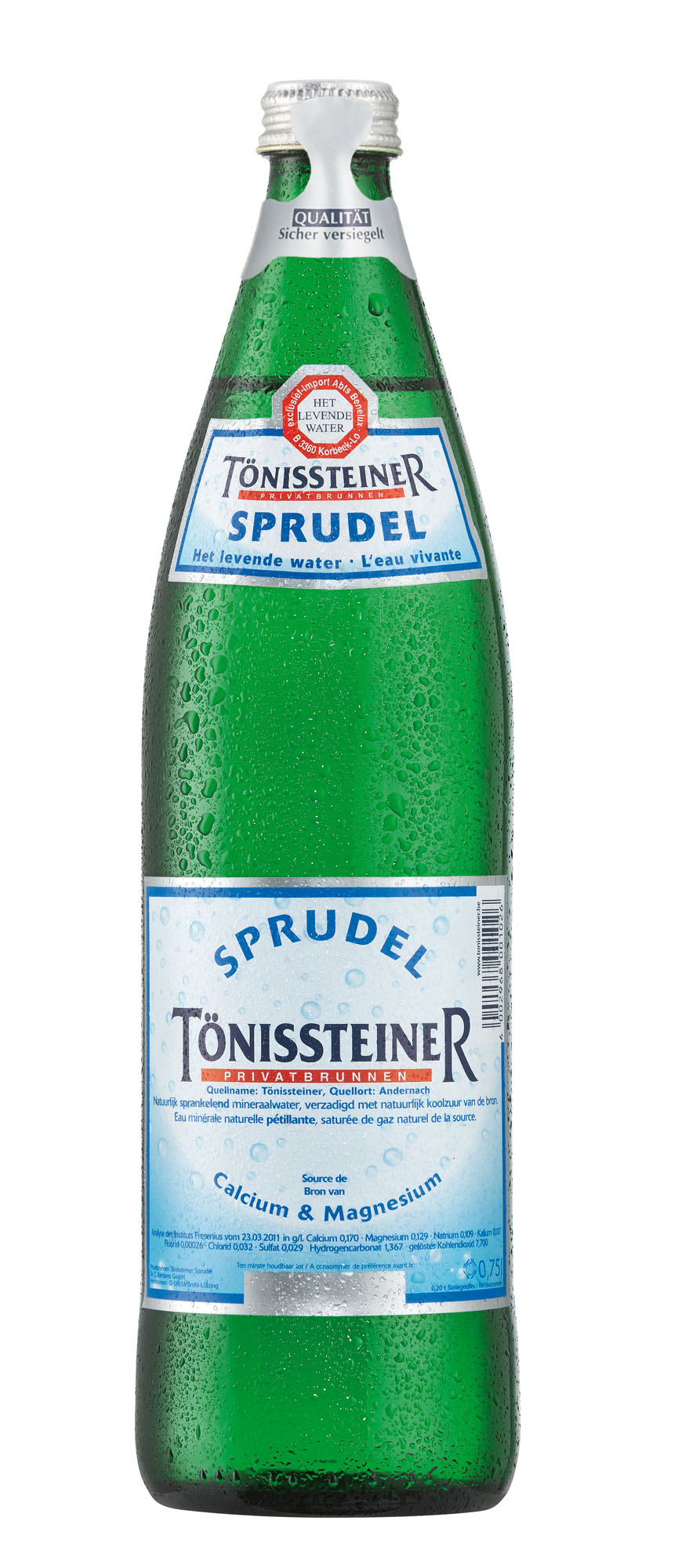 Tonissteiner Sprudel mk Krat 12x75 cl