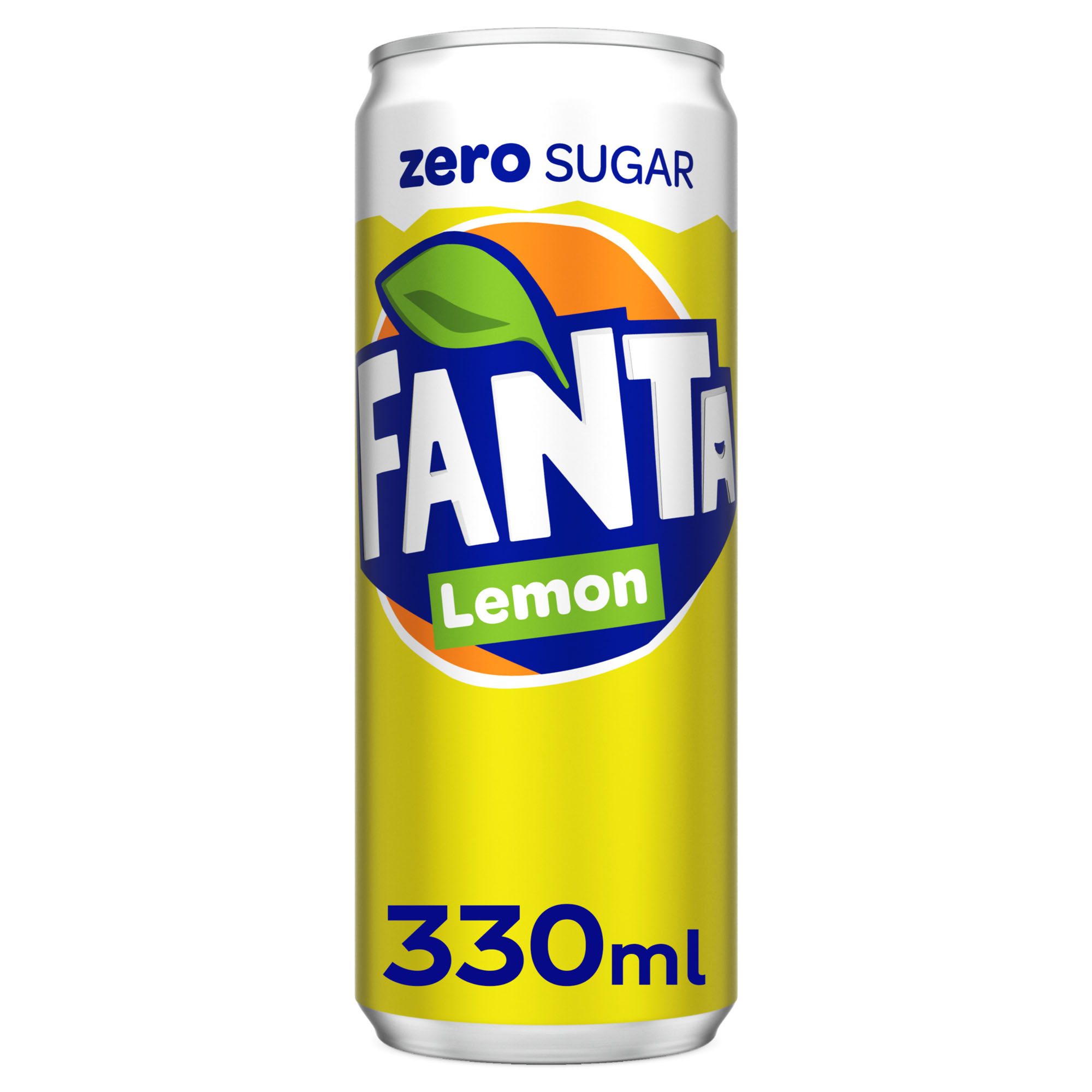 Fanta Lemon Zero Voordeel Sleek blik Tray 24x33 cl