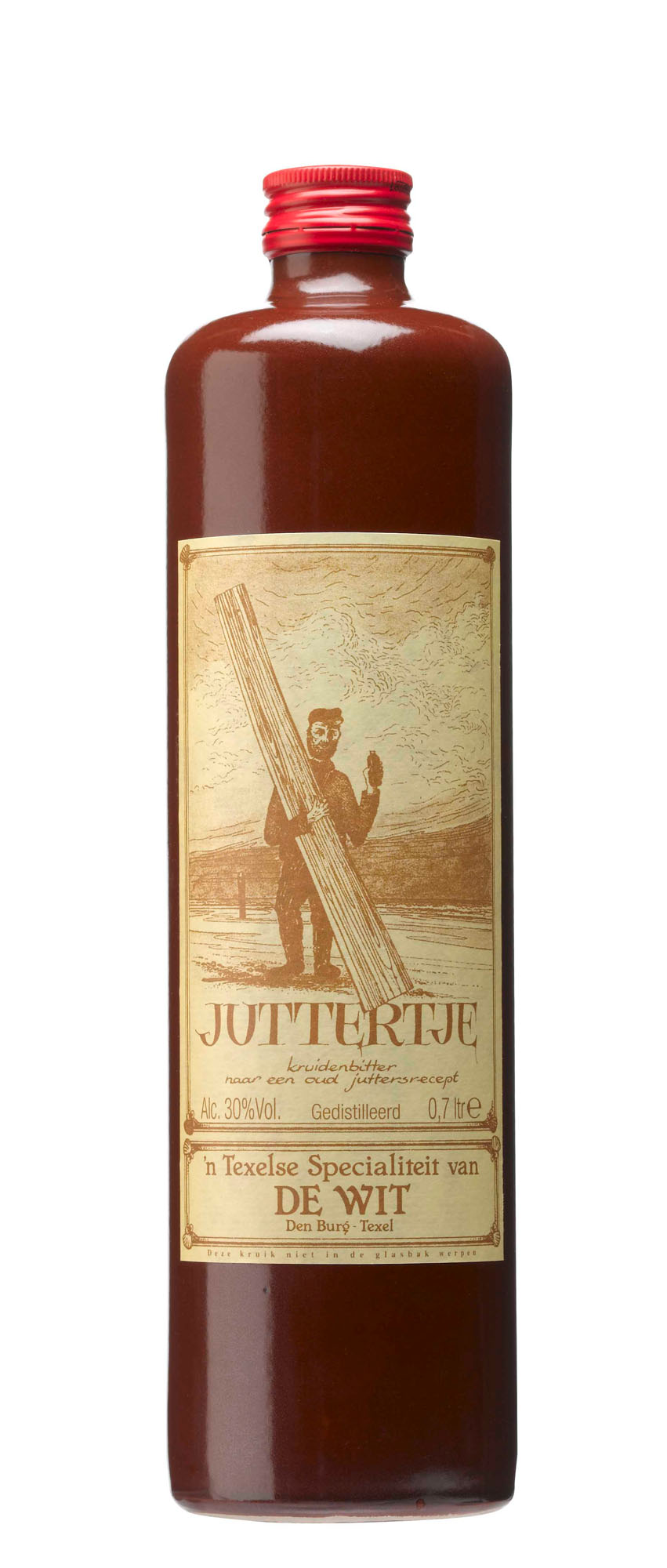 Juttertje Kruidenbitter Fles 70 cl 30%