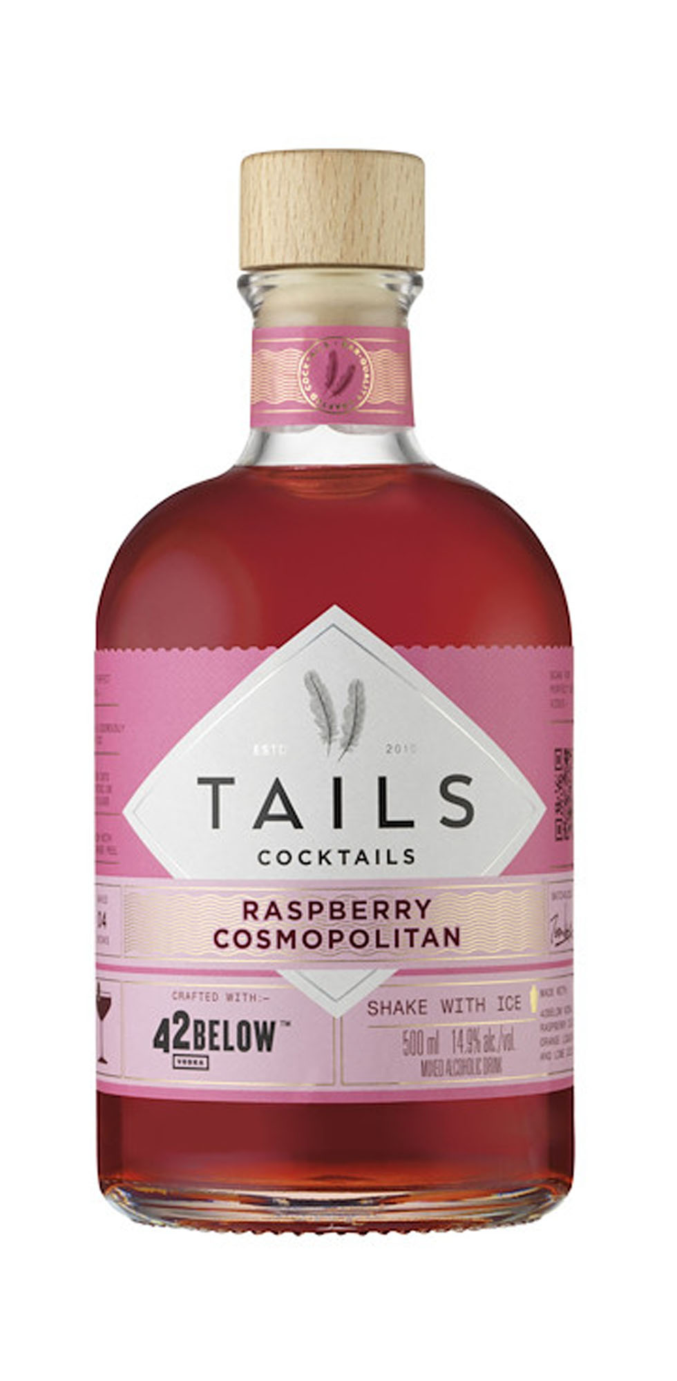 Tails Cocktails Raspberry Cosmopolitan Fles 50 cl 14,9%