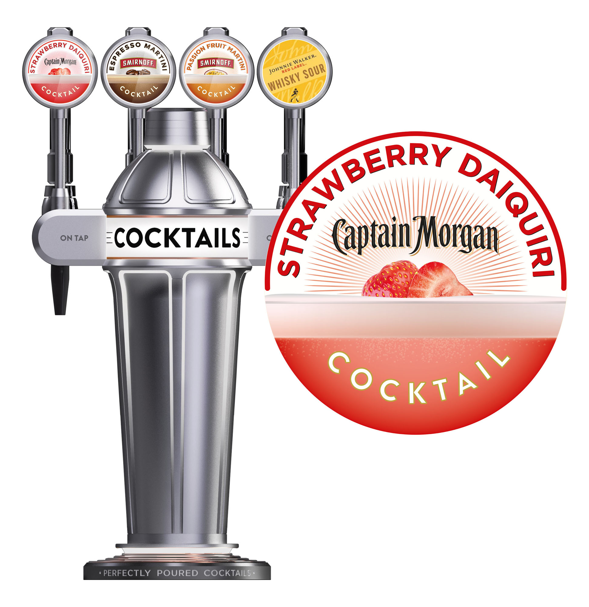 Captain Morgan Strwaberry Daiqiri Doos 10 ltr 10%